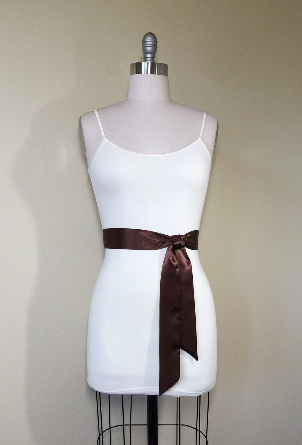 Chocolate Brown Sash, Chocolate Satin Sash Belt, Bridesmaid Sash, Brown Wedding Dress Sash, Bridal Sash, Brown Satin Sash, Satin Swank