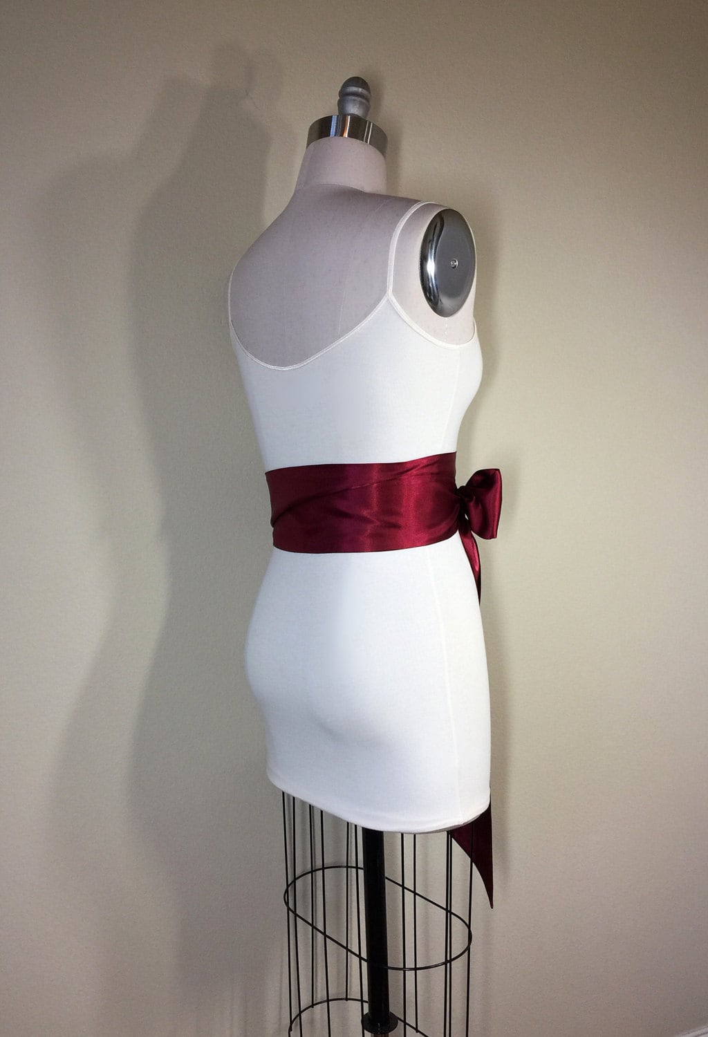 Burgundy Sash, Burgundy Satin Sash, Maroon Sash, Holiday Sash, Wine Sash Belt, Wrap Belt, Obi Belt, Wedding Sash, Bridal Sash, Satin Swank