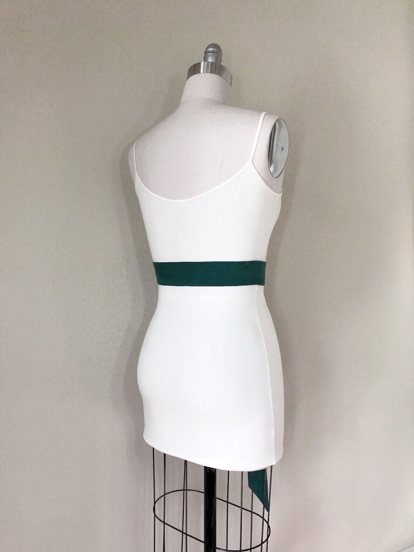 Ultra Suede Sash in Spruce Green, Dark Green Micro Suede Sash, Green Suede Cloth Sash Belt, Suede Accessories, Ultra Suede Belt, Satin Swank
