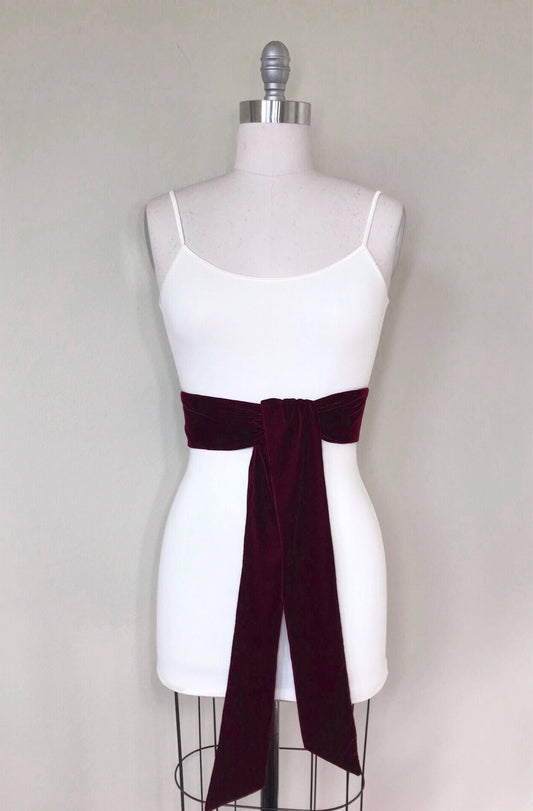 Dark Chocolate Brown Velvet Sash, Chocolate Velvet Sash, Brown Sash Belt in Velvet, Chocolate Wedding, Brown Sash Velvet Belt, Satin Swank