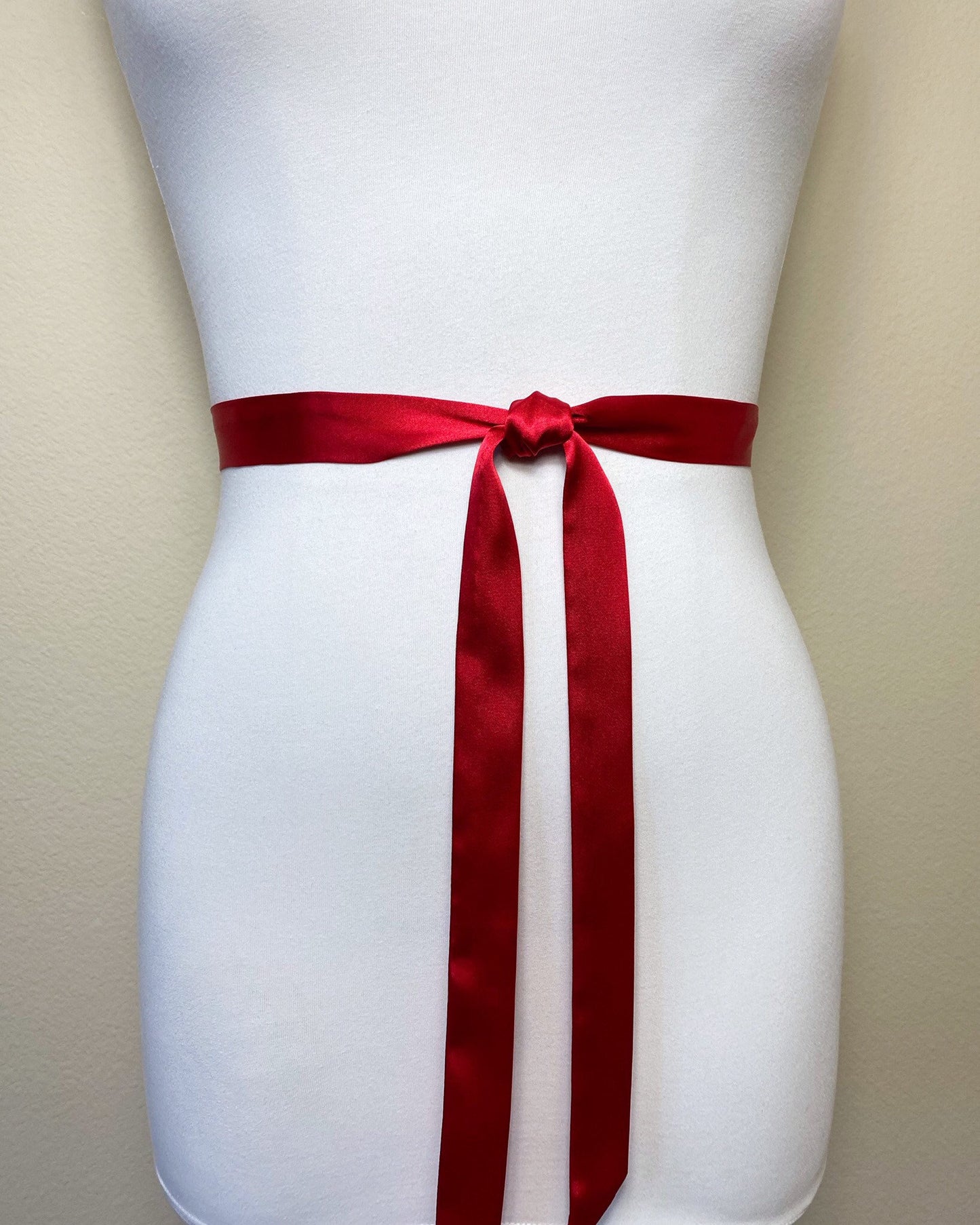Extra Narrow Crimson Red Sash, Skinny Sash Belt, Red Satin Sash Belt, Skinny Red Sash, Satin Red Belt, Crimson Red Narrow Sash, Satin Swank