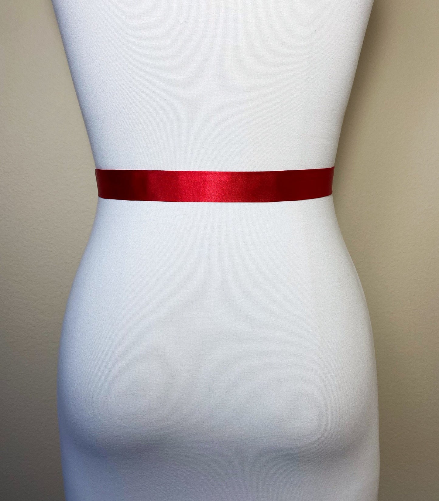 Extra Narrow Crimson Red Sash, Skinny Sash Belt, Red Satin Sash Belt, Skinny Red Sash, Satin Red Belt, Crimson Red Narrow Sash, Satin Swank