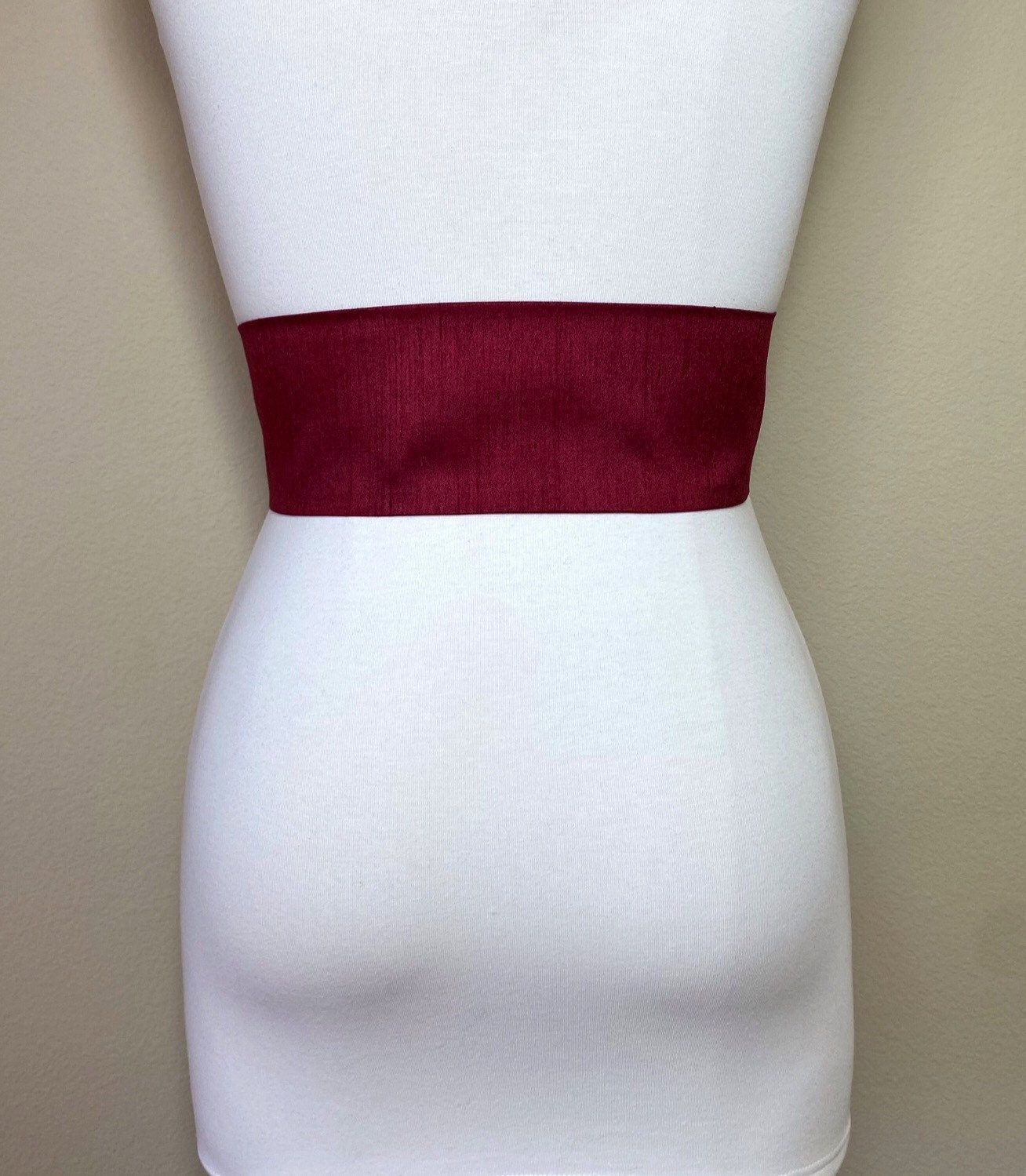 Wide Textured Burgundy Sash Belt, Burgundy Dupioni Sash, Burgundy Dress Sash, Dupioni Fabric Belt, Burgundy Wedding & Bridesmaid Satin Swank