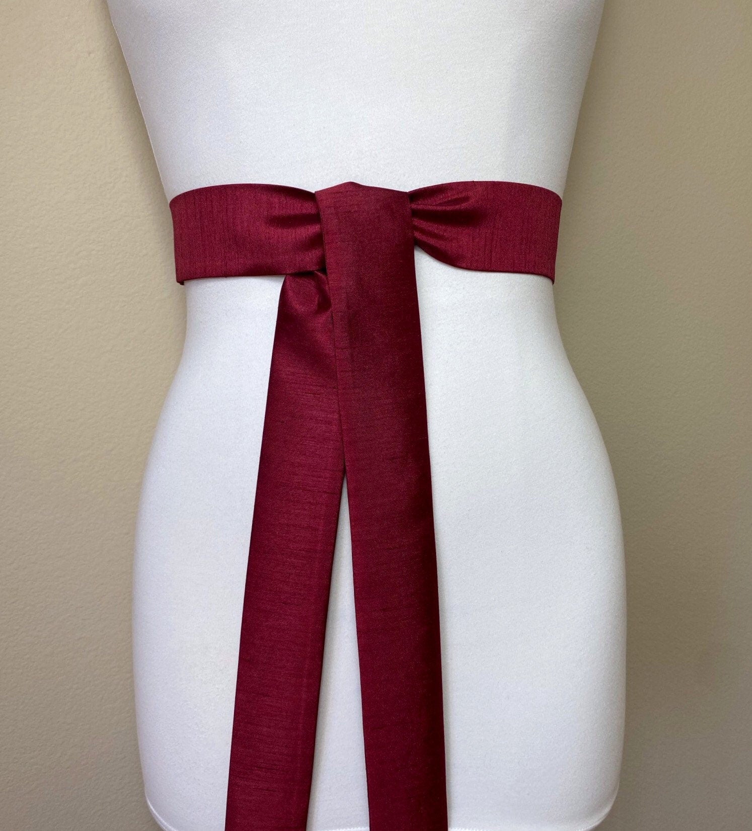 burgundy dress belt Italian Burnished Kipskin Belt