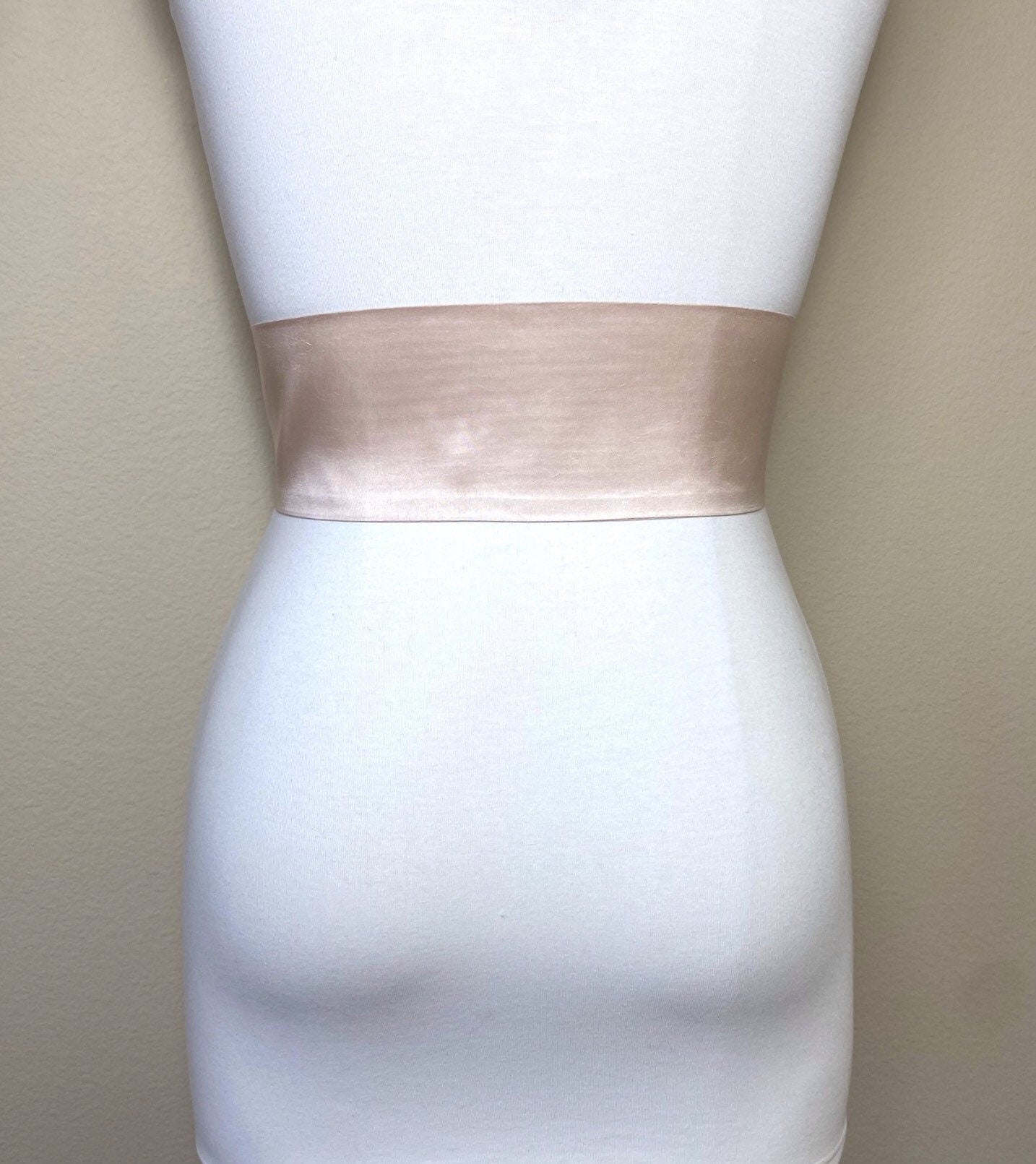Crisp Taffeta Sash in Champagne, Taffeta Bow Belt, Formal Dress Sash, Champagne Taffeta Sash, Champagne Sash Belt, Satin Swank