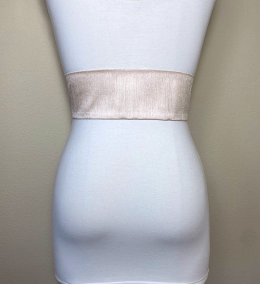 Wide Textured Champagne Sash Belt, Champagne Dupioni Sash, Champagne Dress Sash, Dupioni Fabric Belt, Champagne Wedding & Bridesmaid Sash