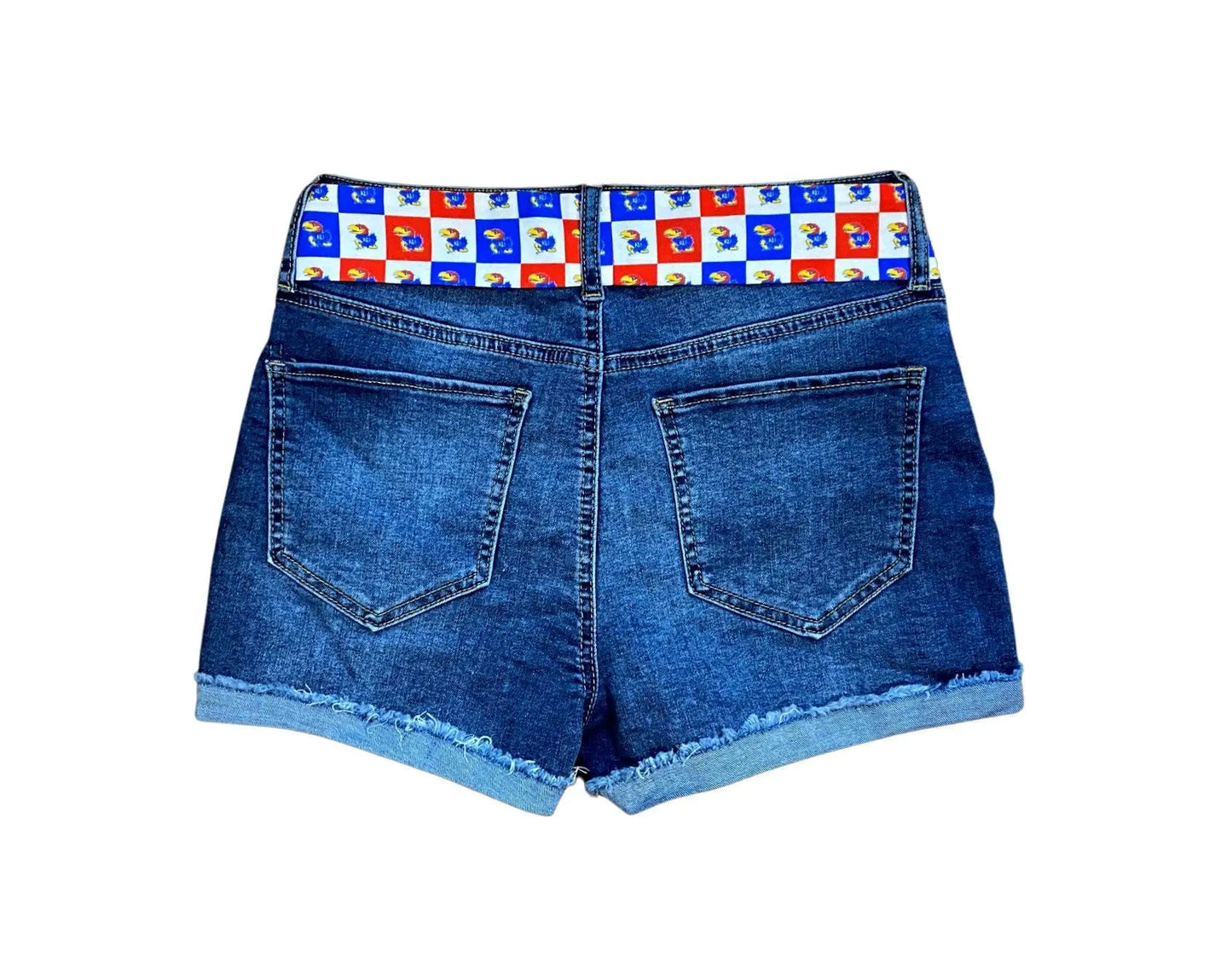 Kansas Jayhawks Tailgate Outfit, University of Kansas Sash Belt, KU Game Day Outfit, Kansas Game Day Clothes,  KU Tailgate + More Colleges