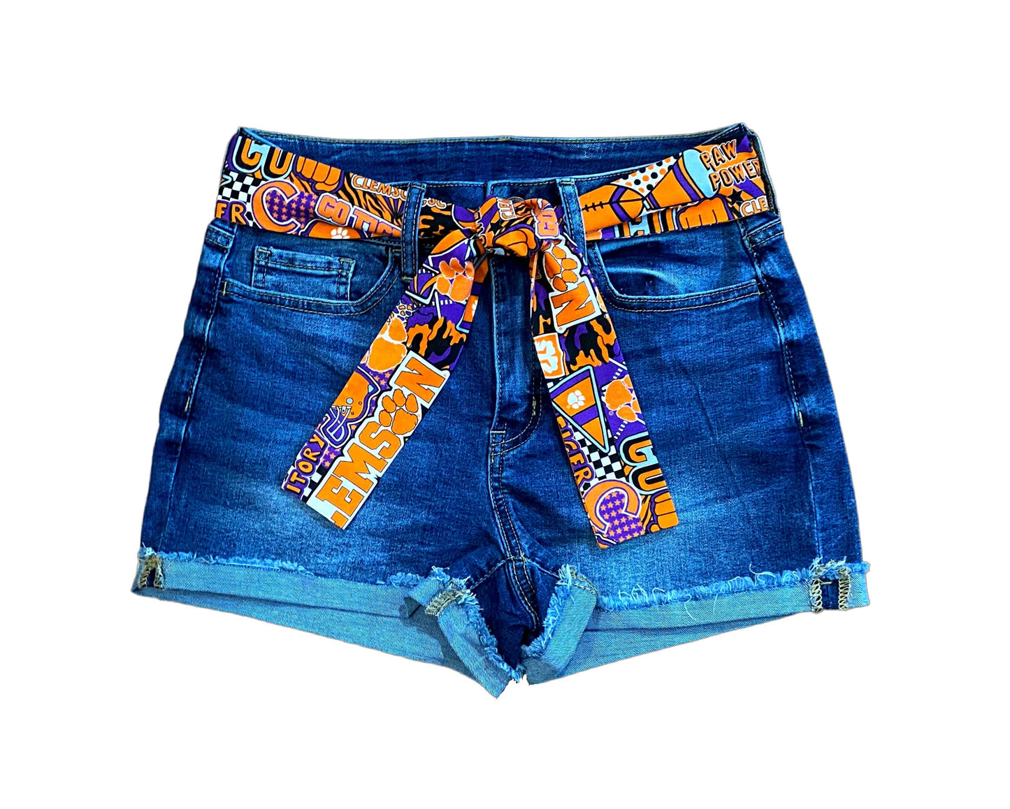 Clemson Sash Belt, Clemson Tailgate Outfit, Clemson Tigers Game Day Outfit, Clemson Game Day Clothes, Clemson Football + More Colleges