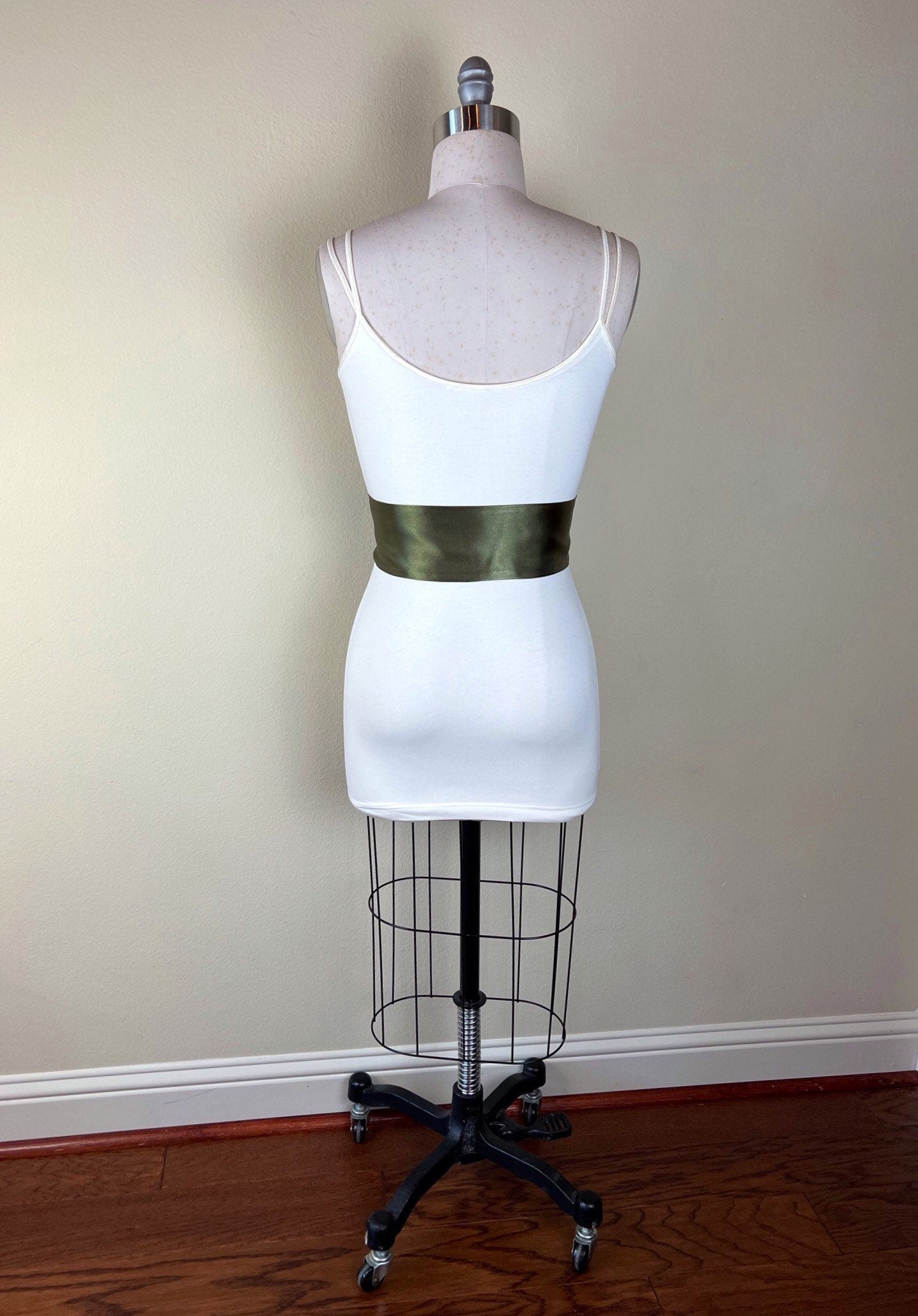 Army Green Satin Sash, Dark Olive Satin Sash, Olive Wedding Dress Sash, Army Green Sash Belt, Military Green Satin Sash, Satin Swank