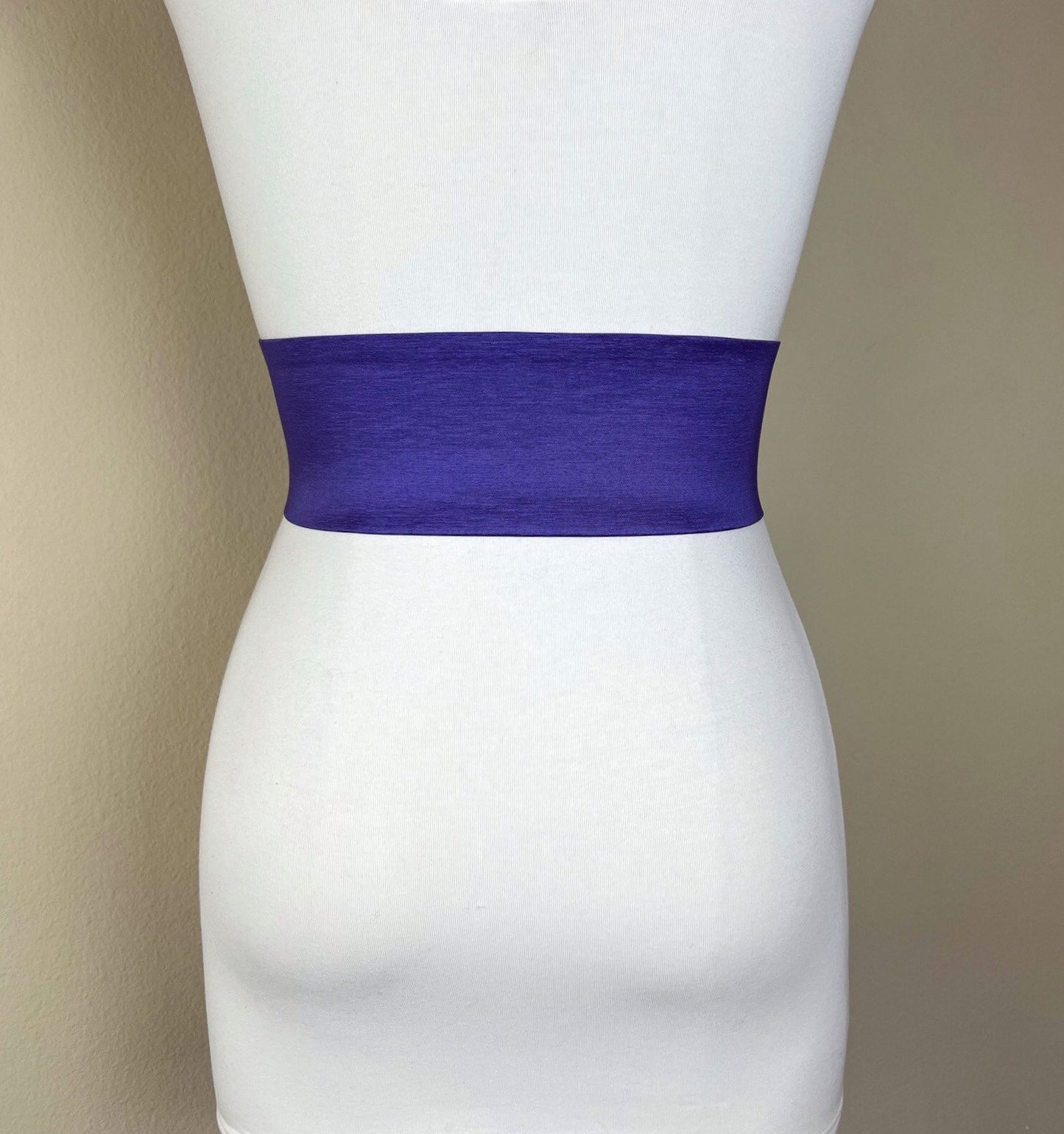 Crisp Taffeta Sash in Royal Purple, Purple Taffeta Sash Belt, Purple Dress Sash, Purple Sash Belt, Purple Wedding Sash, Satin Swank