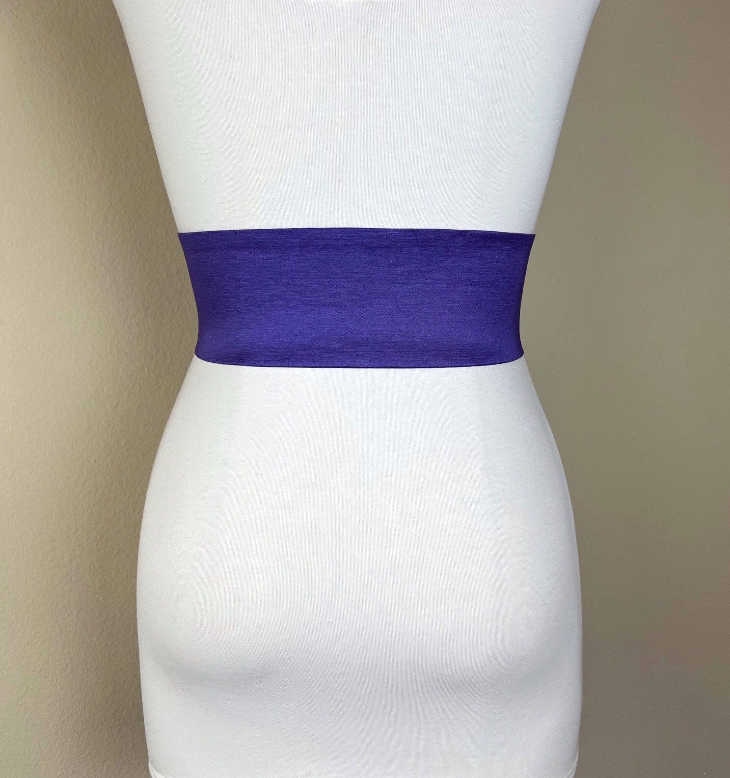 Crisp Taffeta Sash in Royal Purple, Purple Taffeta Sash Belt, Purple Dress Sash, Purple Sash Belt, Purple Wedding Sash, Satin Swank