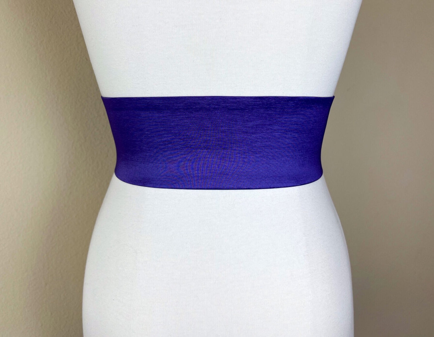 Crisp Taffeta Sash in Royal Purple, Purple Taffeta Sash Belt, Purple Dress Sash, Purple Sash Belt, Purple Wedding Sash, Satin Swank