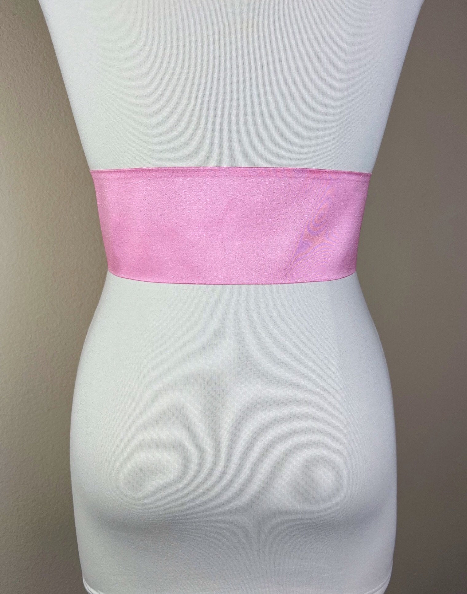 Crisp Taffeta Sash in Candy Pink, Taffeta Bow Belt, Pink Taffeta Sash, Barbie Pink Sash, Candy Pink Sash Belt, Taffeta Belt, Satin Swank