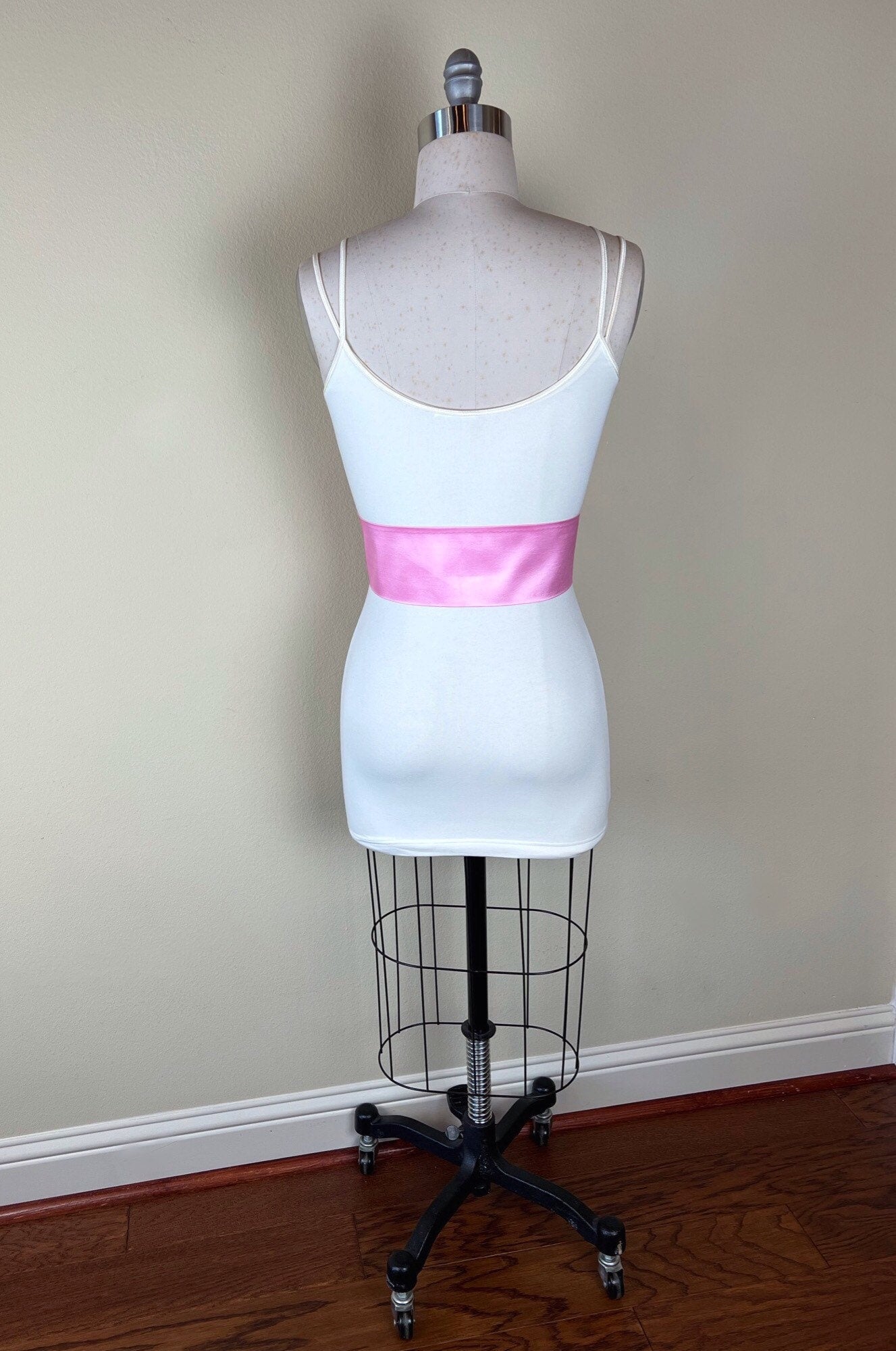 Crisp Taffeta Sash in Candy Pink, Taffeta Bow Belt, Pink Taffeta Sash, Barbie Pink Sash, Candy Pink Sash Belt, Taffeta Belt, Satin Swank