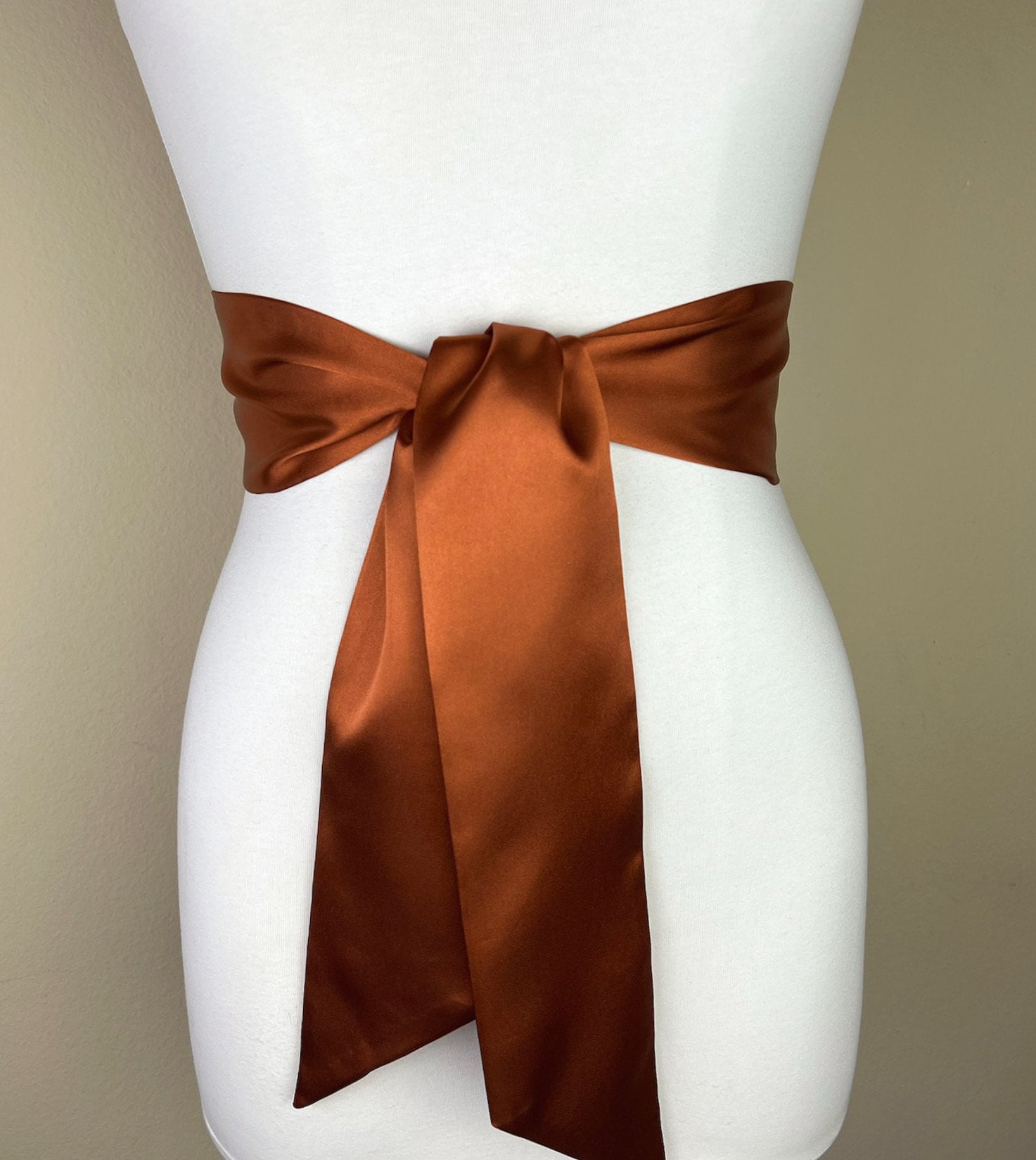 wedding dress with orange sash Sash Wedding Dress by Ines Di Santo