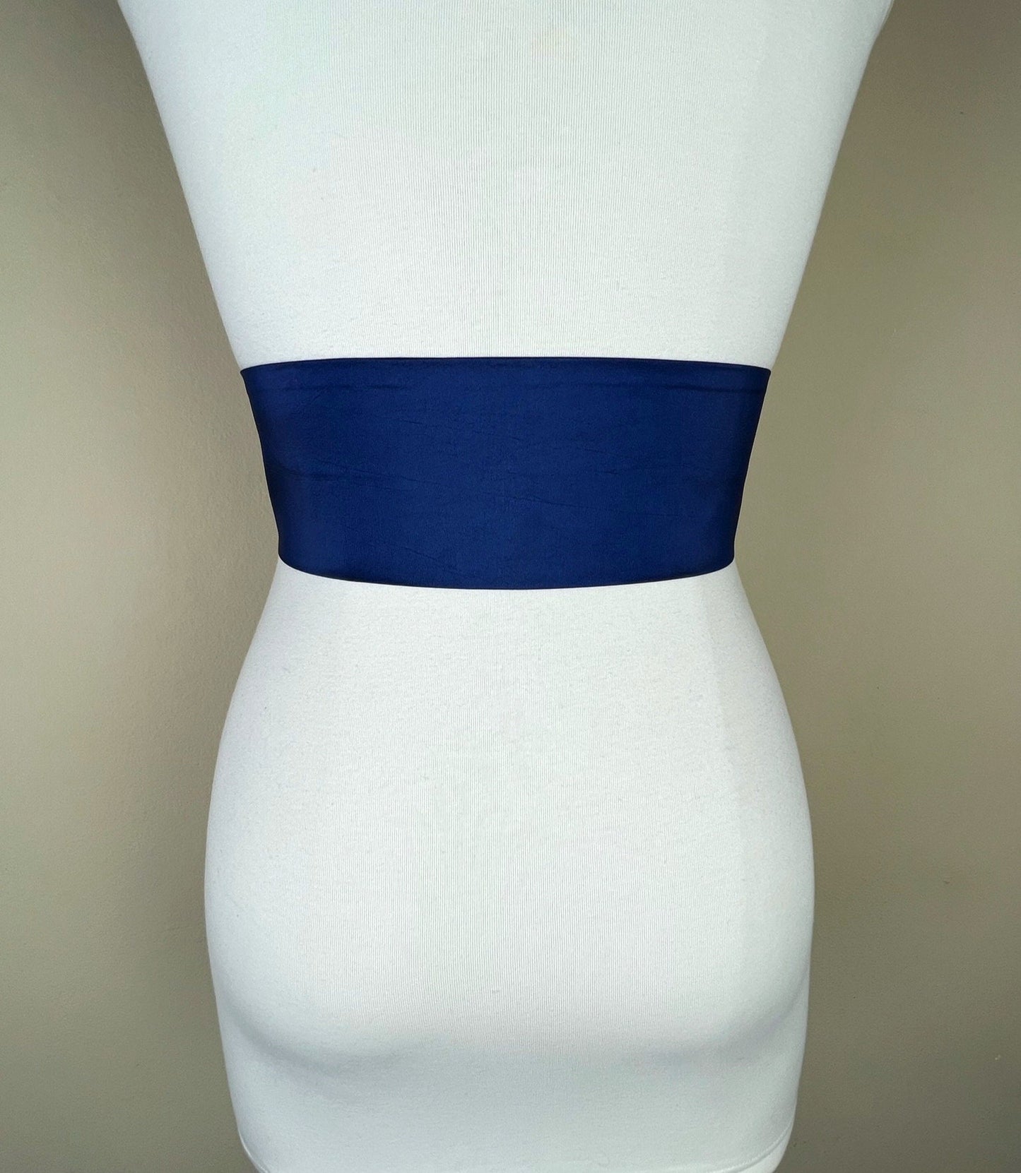 Crisp Taffeta Sash in Navy Blue, Navy Taffeta Bow Belt, Formal Navy Dress Sash, Taffeta Ball Gown Sash, Navy Sash Belt, Satin Swank
