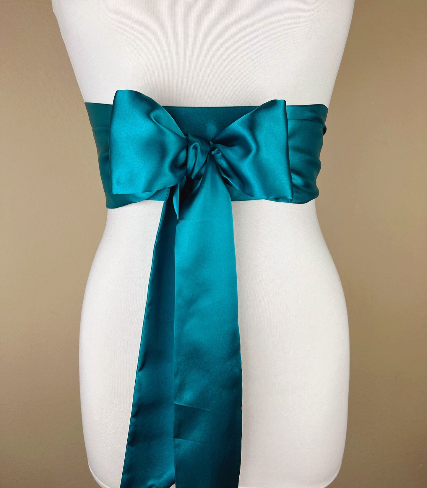 Teal Satin Sash, Turquoise Satin Sash, Teal Sash Belt, Obi Sash Belt, Teal Bridesmaid Sash, Teal Wedding Dress Sash, Satin Swank