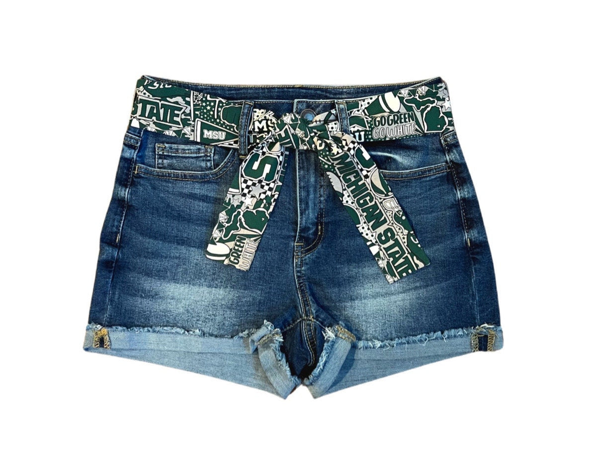 Michigan State Sash Belt, MSU Sash Belt, Tailgate Party, Spartans Game Day Outfit, Michigan State Tailgate Outfit, + More Colleges