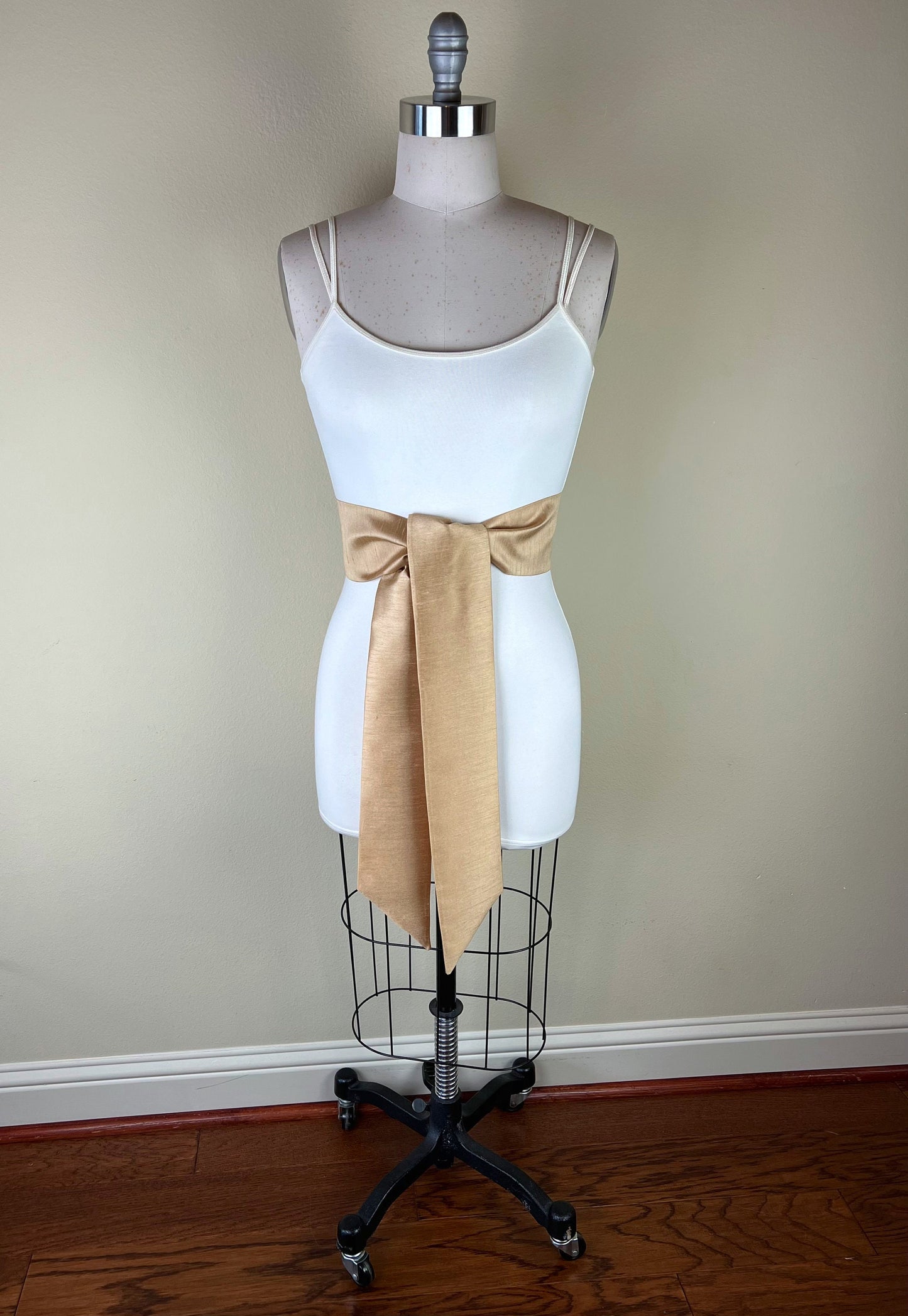 Wide Textured Gold Sash Belt, Gold Dupioni Sash, Gold Dress Sash, Dupioni Fabric Belt, Gold Wedding Sash, Formal Dress Sash, Satin Swank