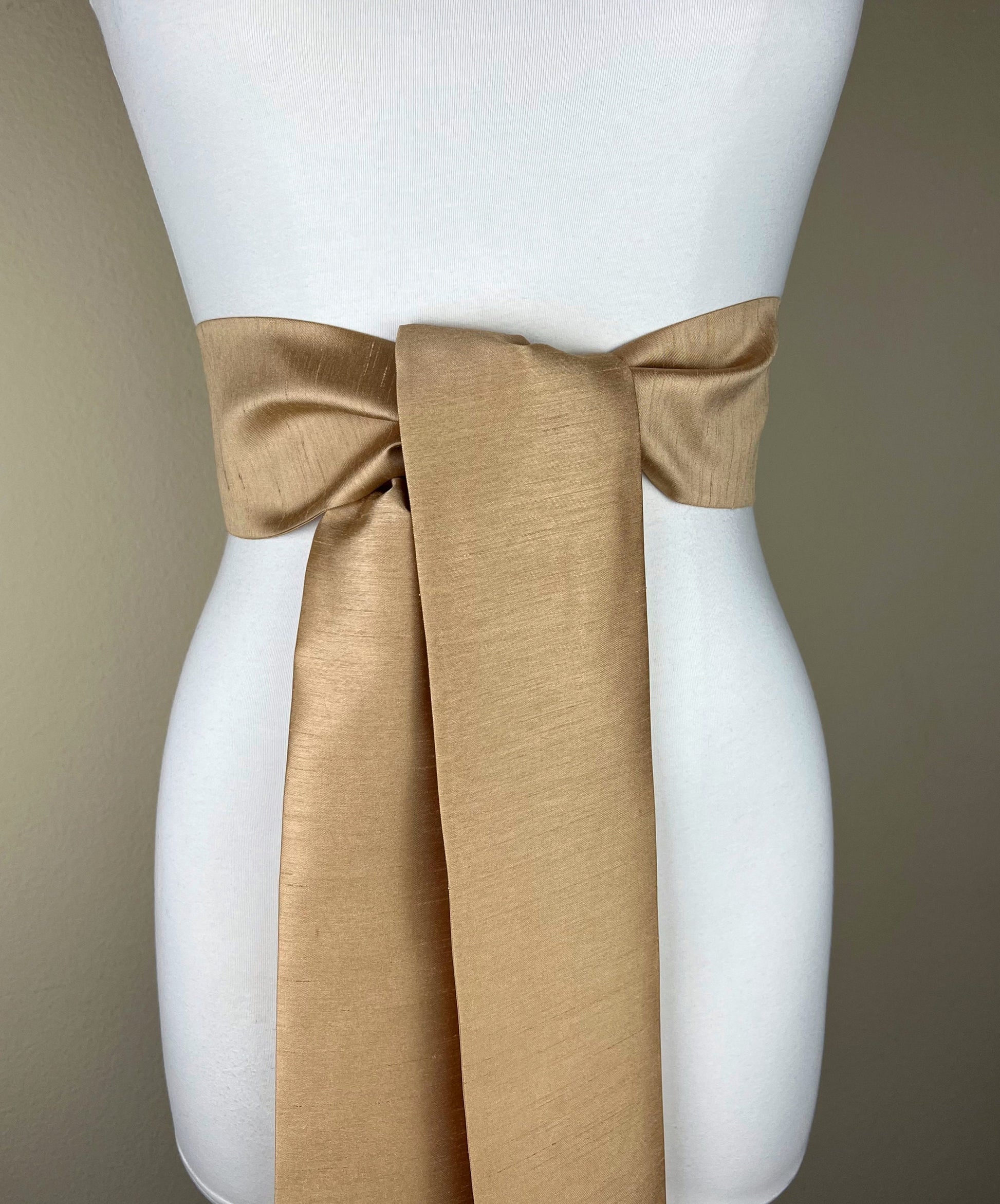 Wide Textured Gold Sash Belt, Gold Dupioni Sash, Gold Dress Sash, Dupioni Fabric Belt, Gold Wedding Sash, Formal Dress Sash, Satin Swank