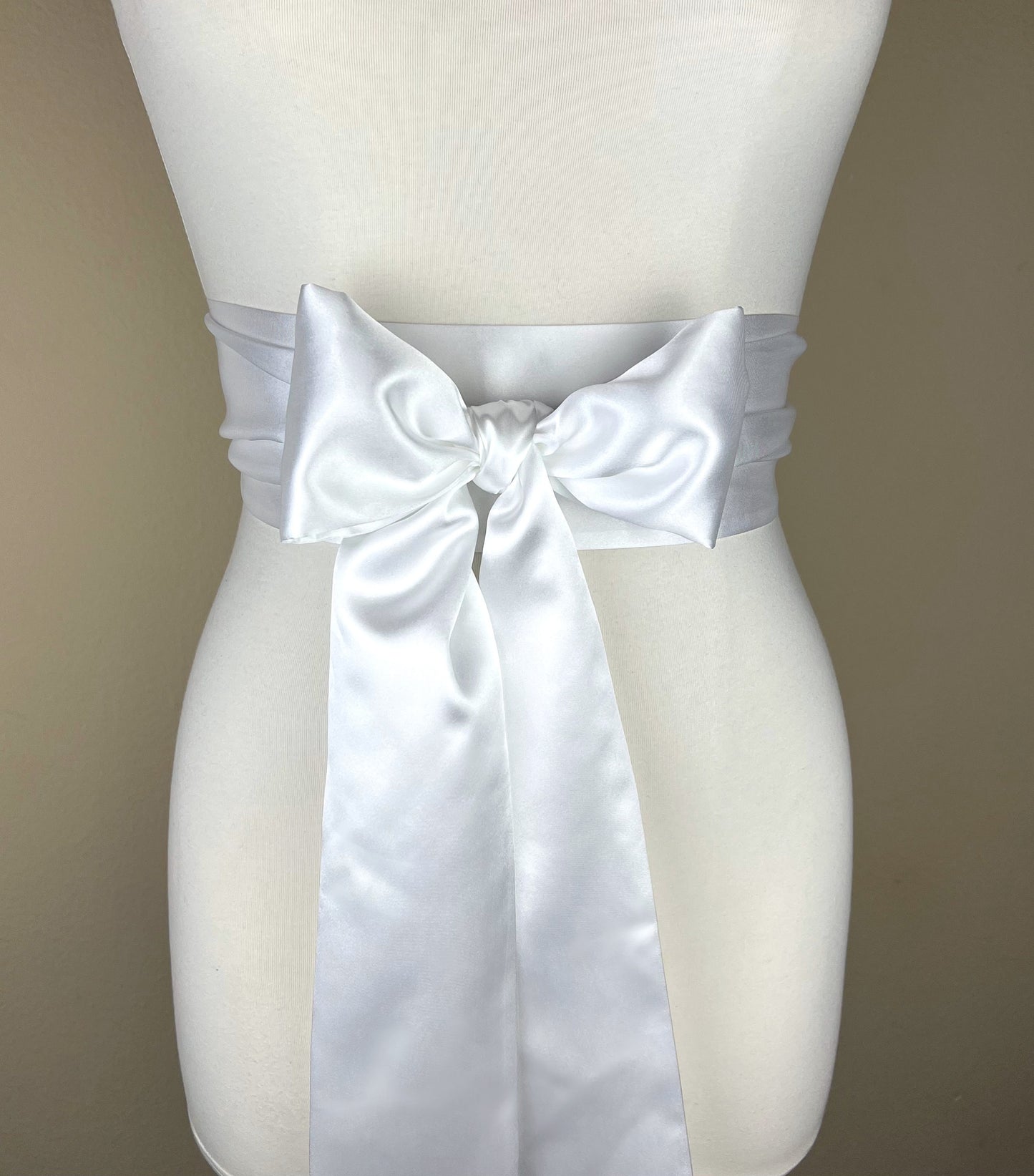 White Satin Sash, White Sash Belt, Wedding Sash, Bridal Sash, Special Occasion Dress Sash, Wedding Dress, Wedding Gown Sash, Satin Swank