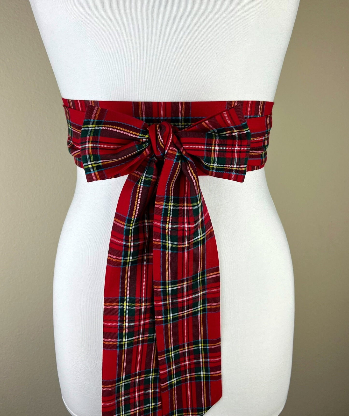 Royal Stewart Tartan Sash, Tartan Plaid Sash, Red Plaid Sash Belt, Royal Stewart Tartan Wedding, Scottish Tartan Accessories, Satin Swank