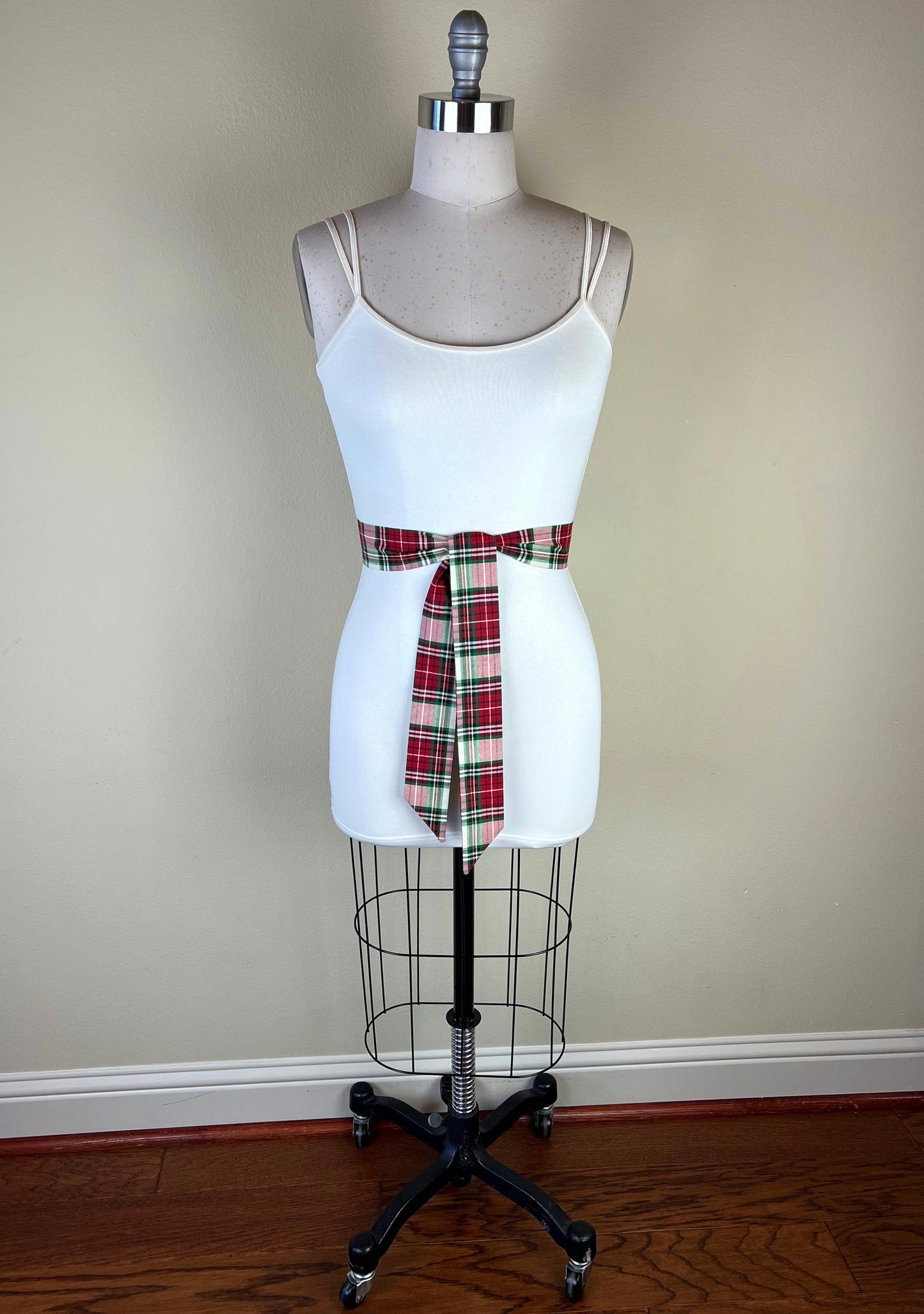 Narrow Stewart Dress Tartan Sash, Stewart Tartan Sash Belt, Red Plaid Sash, Tartan Plaid Belt, Tartan Accessories, Tartan Belt, Satin Swank
