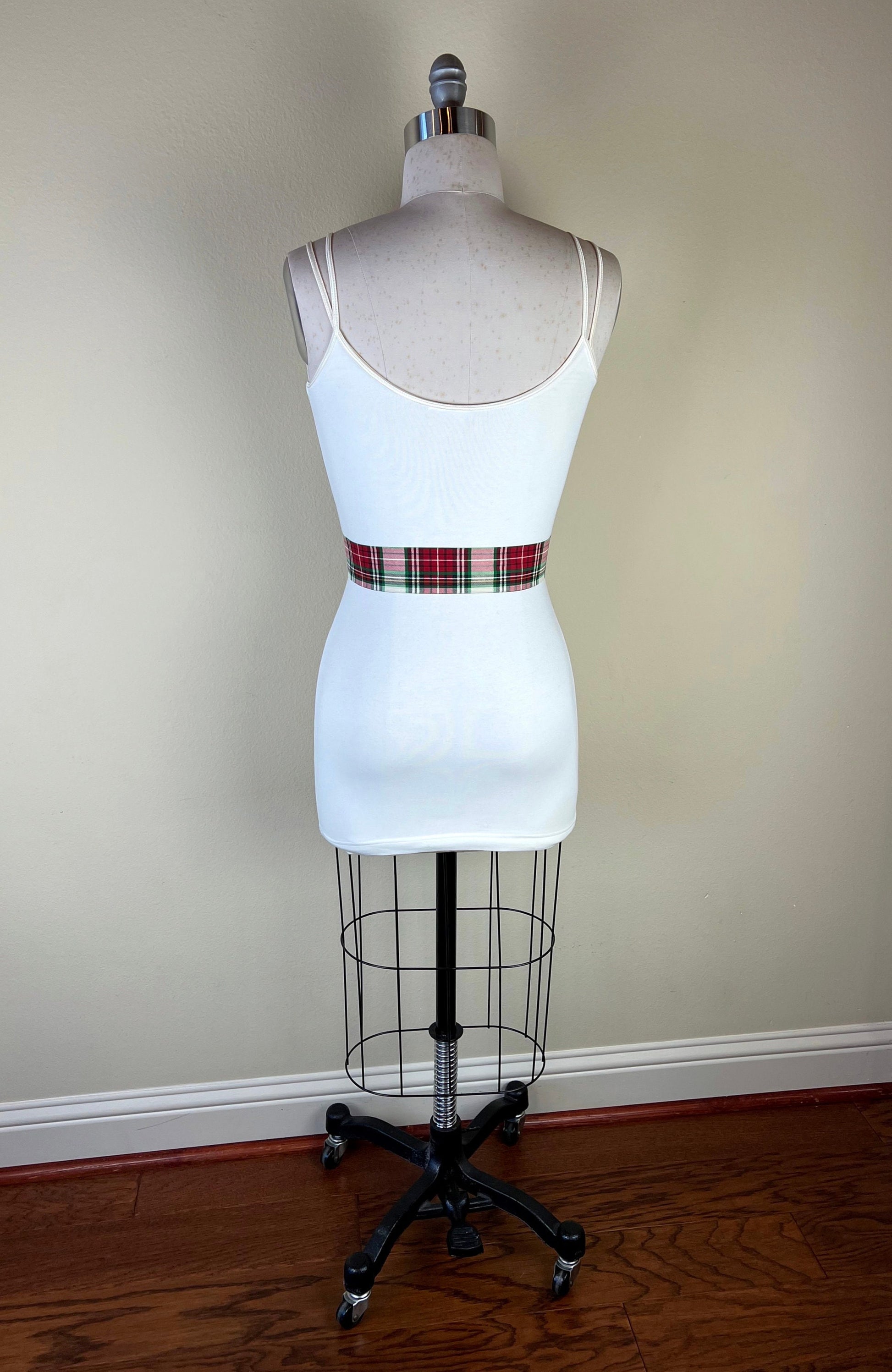 Narrow Stewart Dress Tartan Sash, Stewart Tartan Sash Belt, Red Plaid Sash, Tartan Plaid Belt, Tartan Accessories, Tartan Belt, Satin Swank