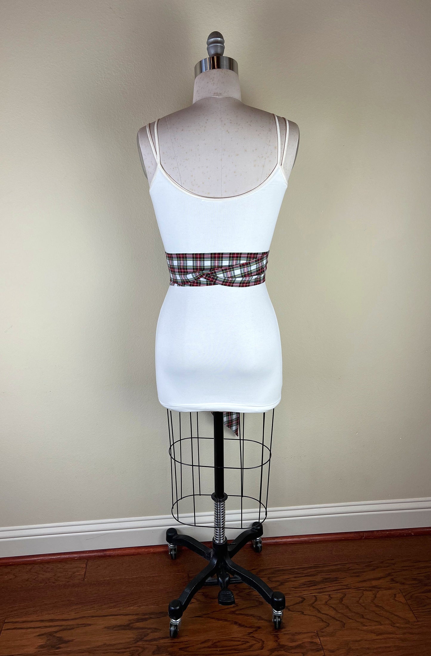 Stewart Dress Tartan Sash Belt, Stewart Tartan Sash, Christmas Plaid Sash Belt, Stewart Plaid Sash, Holiday Dress Accessories, Satin Swank