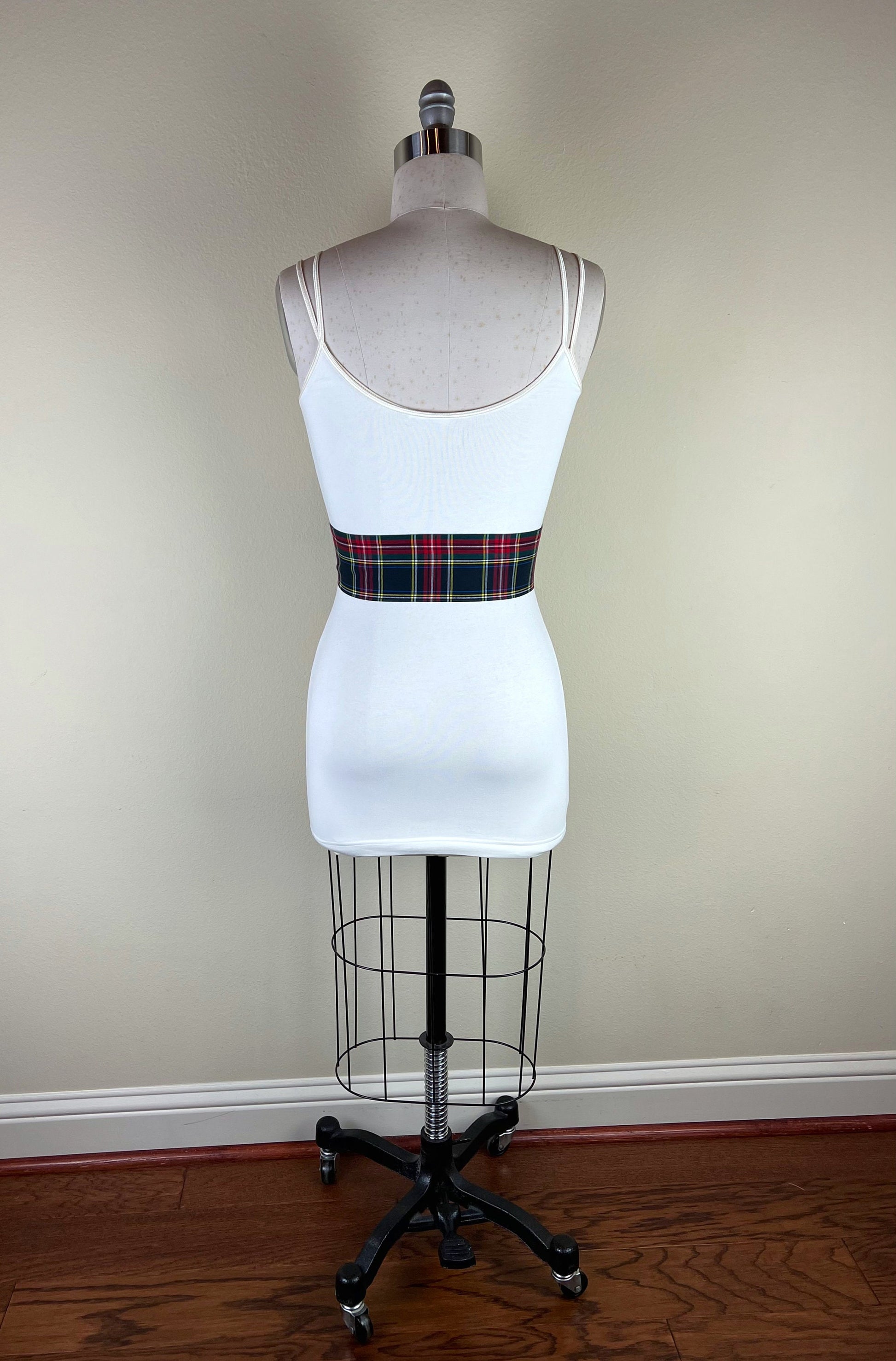 Royal Stewart Black Tartan Sash Belt, Stewart Clan Tartan Plaid Sash, Black Stewart Tartan Sash, Scottish Tartan Accessories, Satin Swank