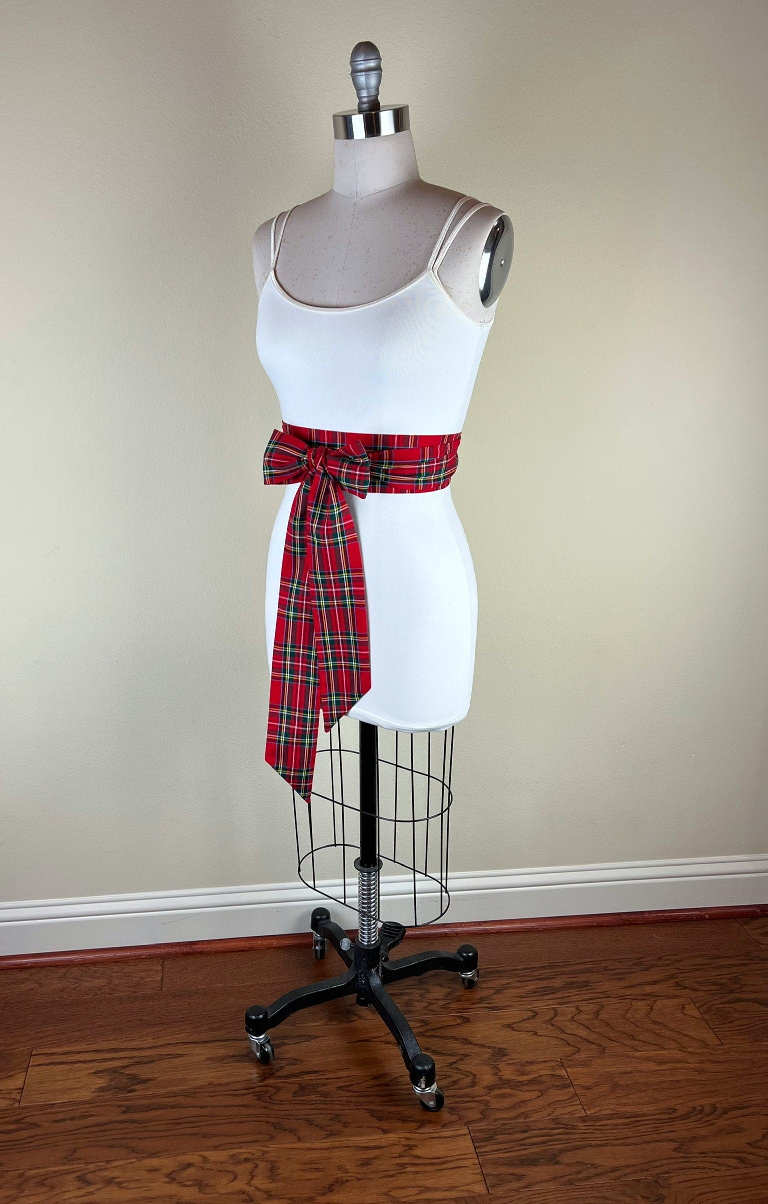 Royal Stewart Tartan Sash, Tartan Plaid Sash, Red Plaid Sash Belt, Royal Stewart Tartan Wedding, Scottish Tartan Accessories, Satin Swank