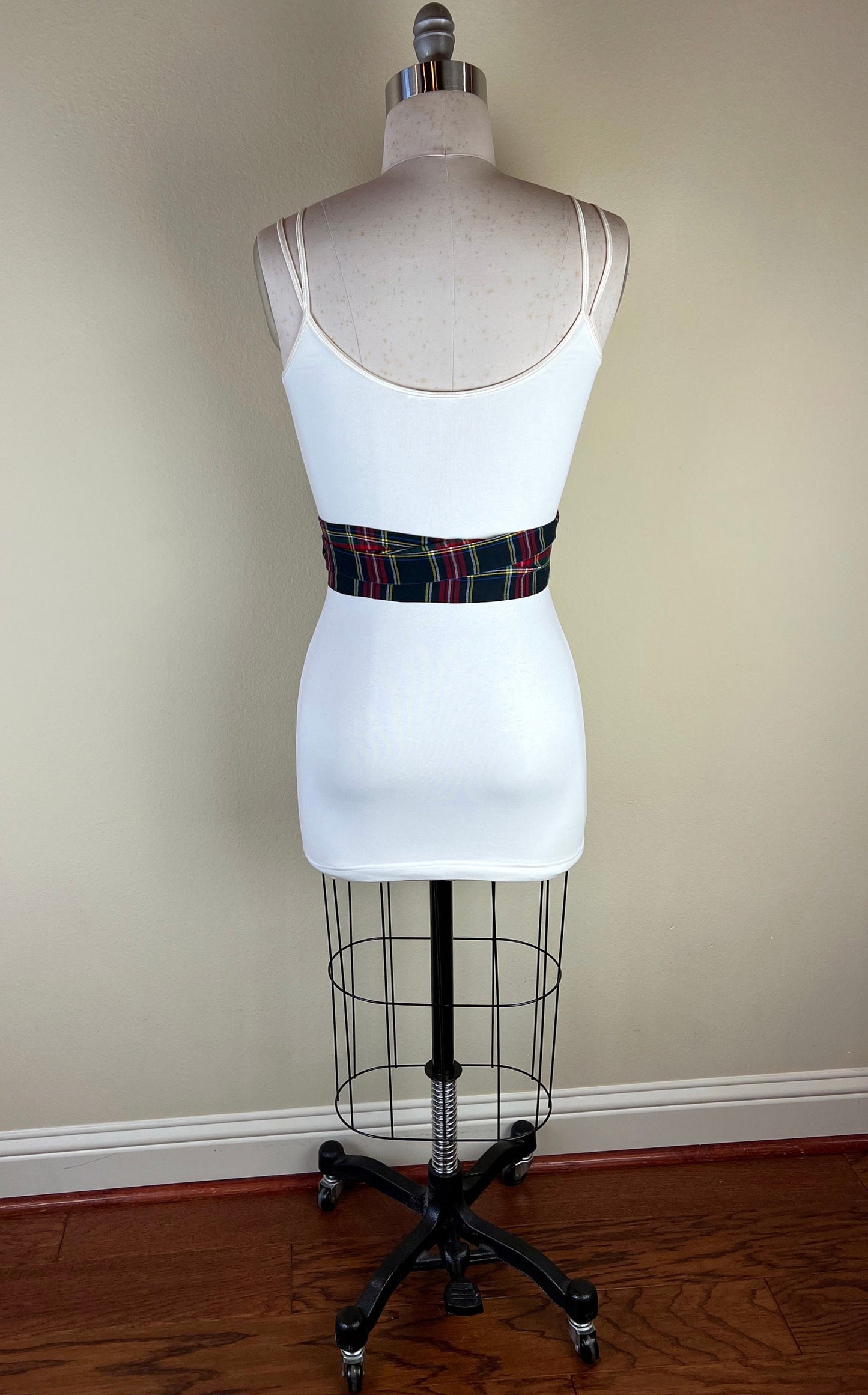 Black Royal Stewart Tartan Sash, Tartan Plaid Sash, Black Plaid Sash Belt, Royal Stewart Black Tartan Wedding, Scottish Tartan, Satin Swank