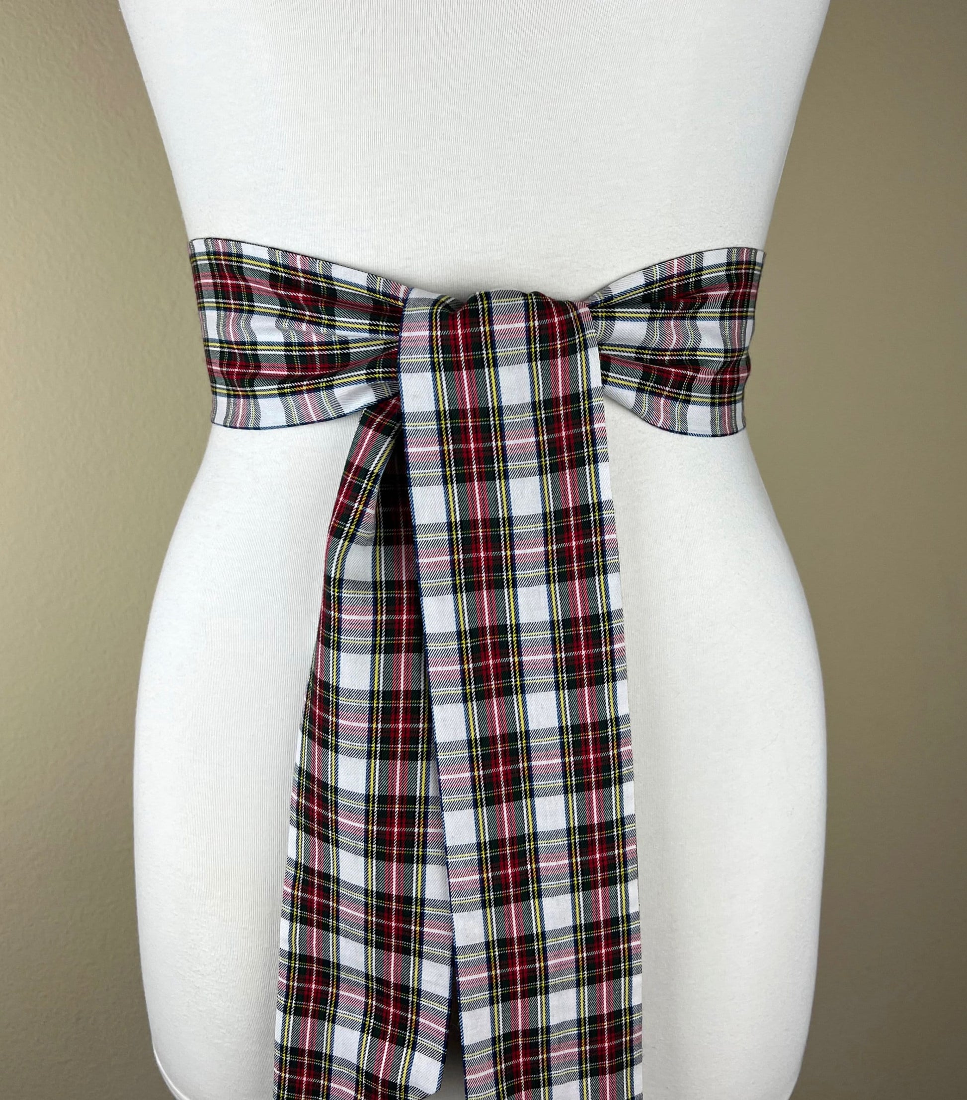 Wide Stewart Tartan Sash, Stewart Dress Tartan Sash Belt, Plaid Sash, Stewart Clan Tartan Plaid, Scottish Tartan Accessories, Satin Swank