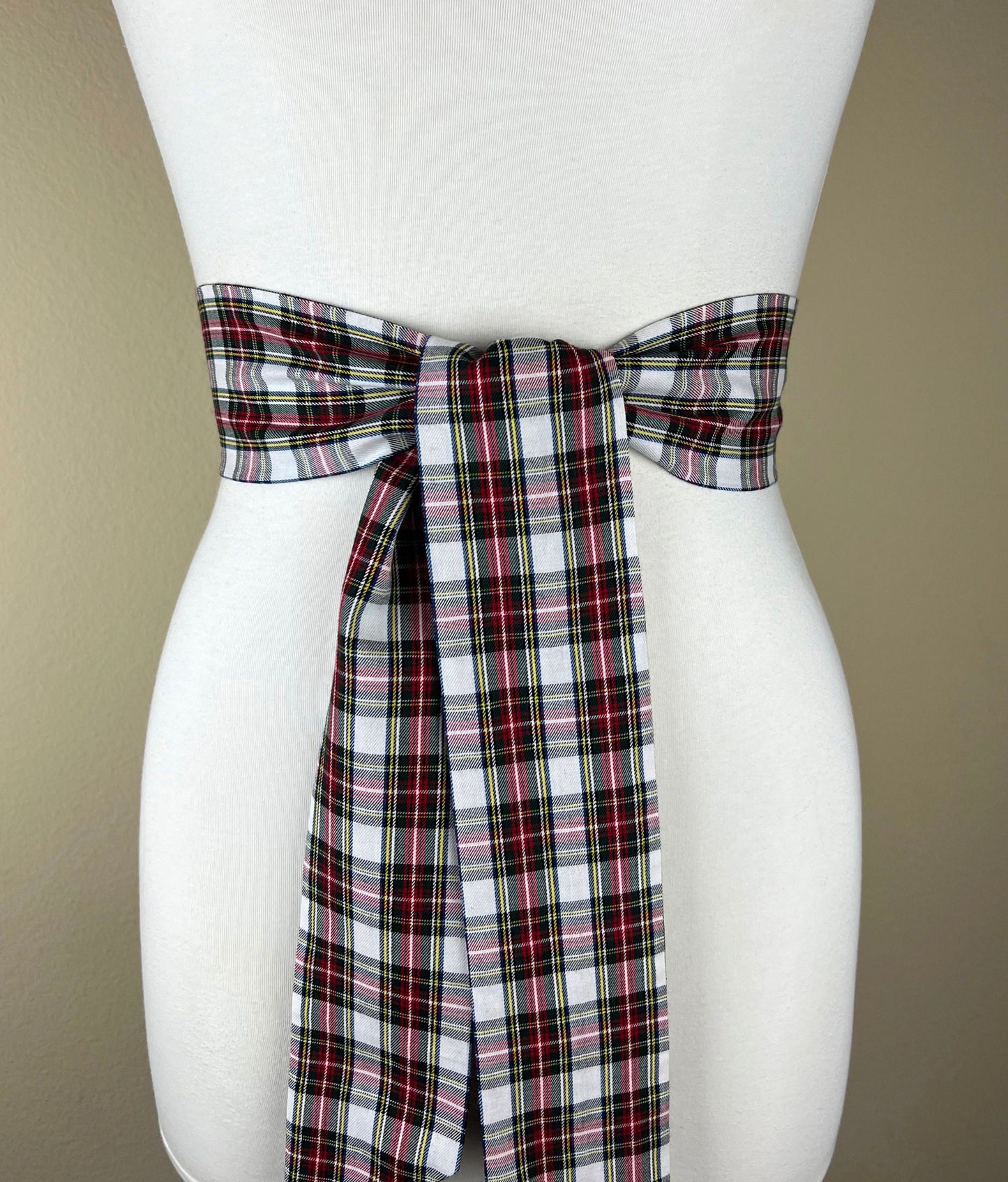 Wide Stewart Tartan Sash, Stewart Dress Tartan Sash Belt, Plaid Sash, Stewart Clan Tartan Plaid, Scottish Tartan Accessories, Satin Swank
