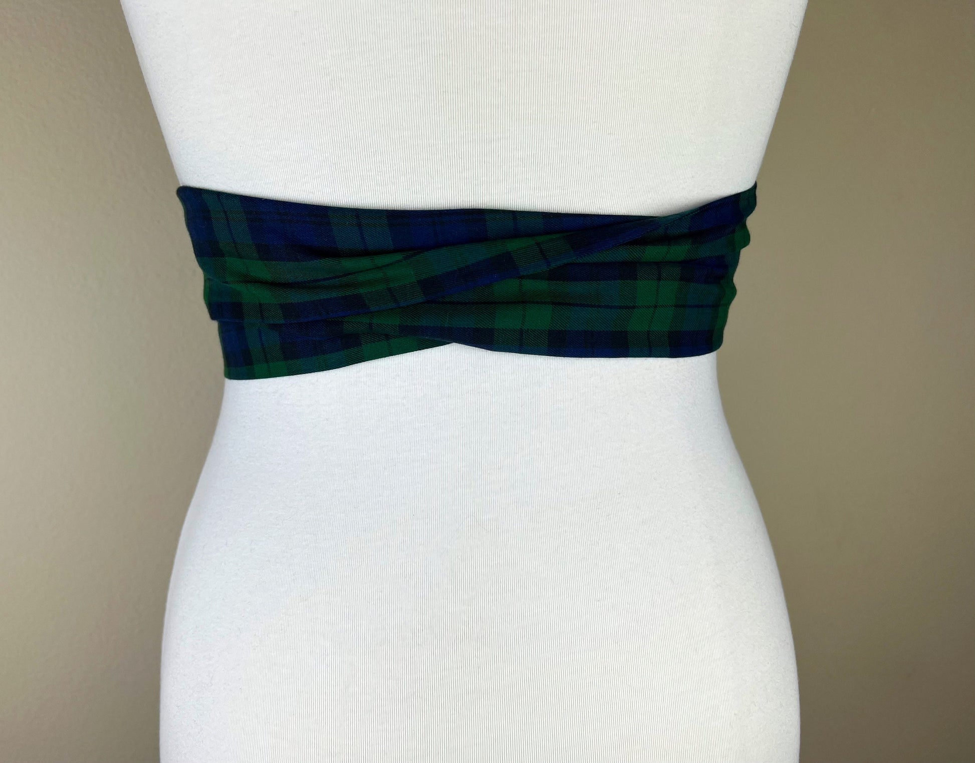 Black Watch Tartan Sash, Black Watch Plaid Sash, Extra Long Black Watch Tartan Wedding Sash, Black Watch Tartan Accessories, Satin Swank