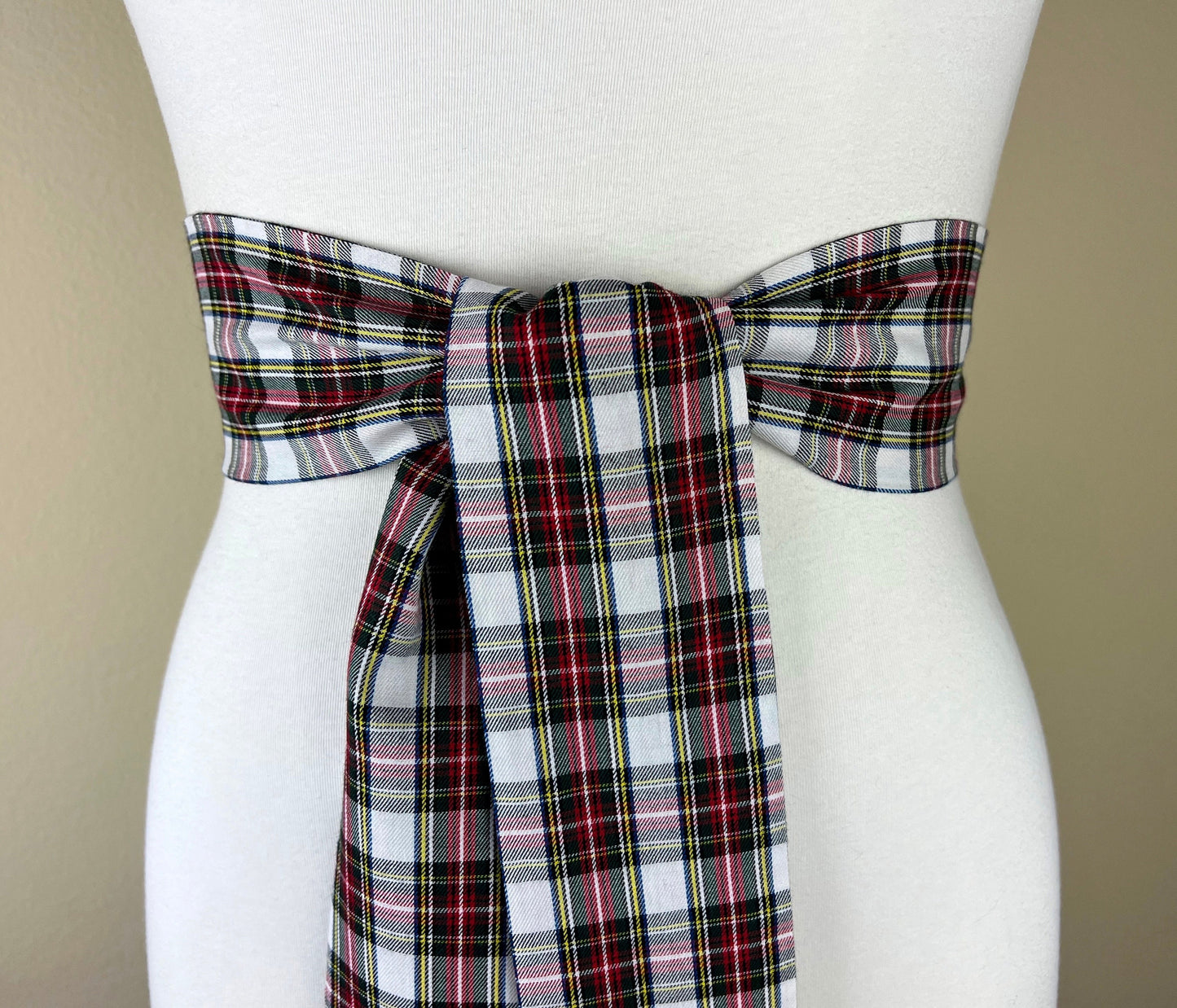 Wide Stewart Tartan Sash, Stewart Dress Tartan Sash Belt, Plaid Sash, Stewart Clan Tartan Plaid, Scottish Tartan Accessories, Satin Swank