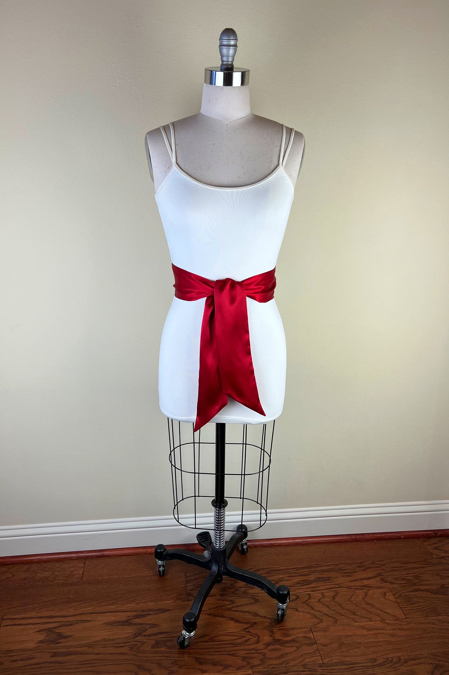 Crimson Red Sash Belt, Dark Red Satin Sash, Waist Wrap Belt, Wedding Bridal Sash, Bridesmaid Sash, Scarf Belt, Satin Bow Belt, Satin Swank