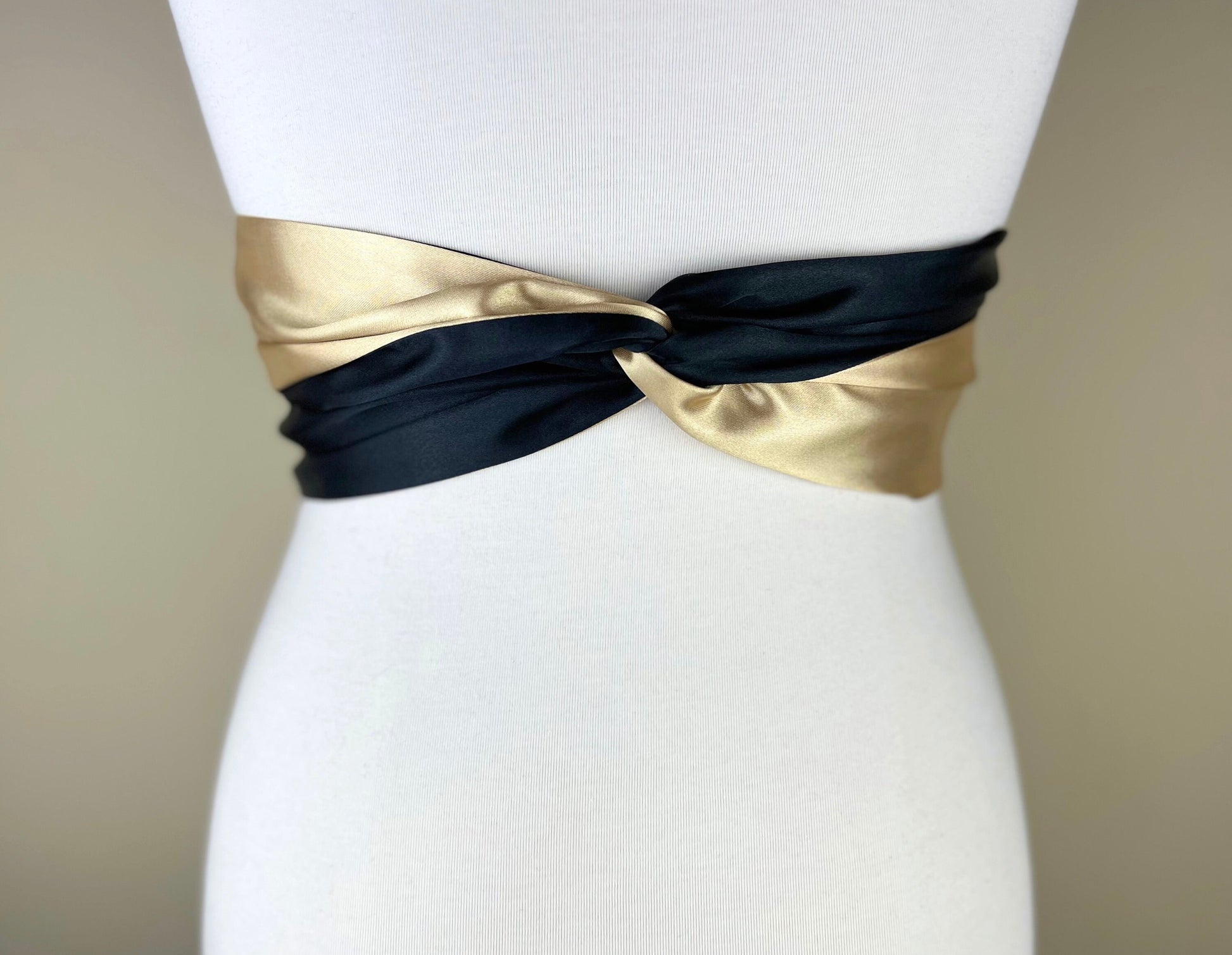 Black & Gold Sash, Satin Sash, Gold and Black Sash Belt, Black Satin Sash, Gold Satin Sash, Black Gold Wedding Dress Sash, Satin Swank
