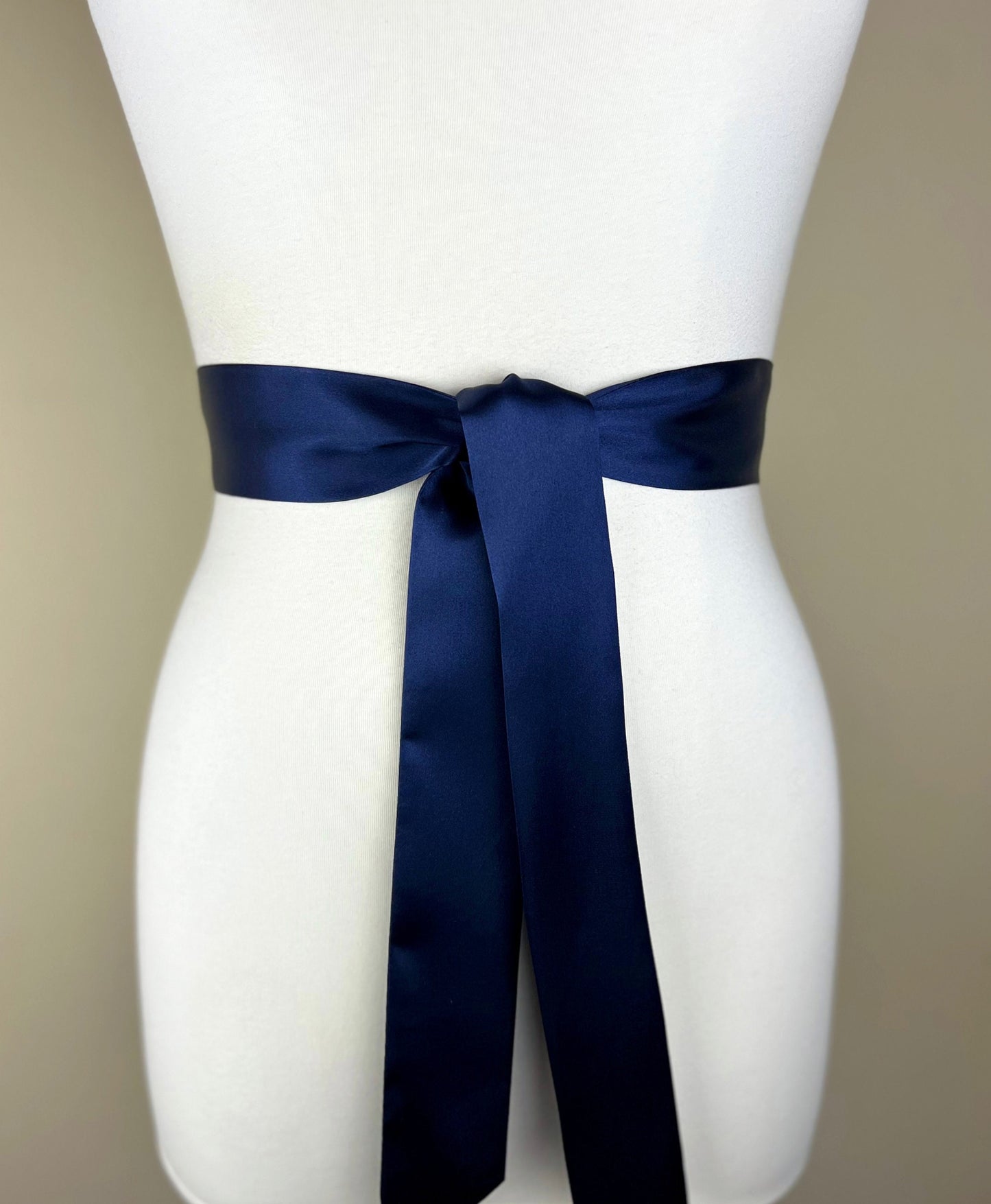 Narrow Navy Sash, Navy Satin Sash, Navy Blue Sash, Navy Sash Belt, Bridesmaid Sash, Navy Wedding Dress Sash, Bridal Sash, Satin Swank