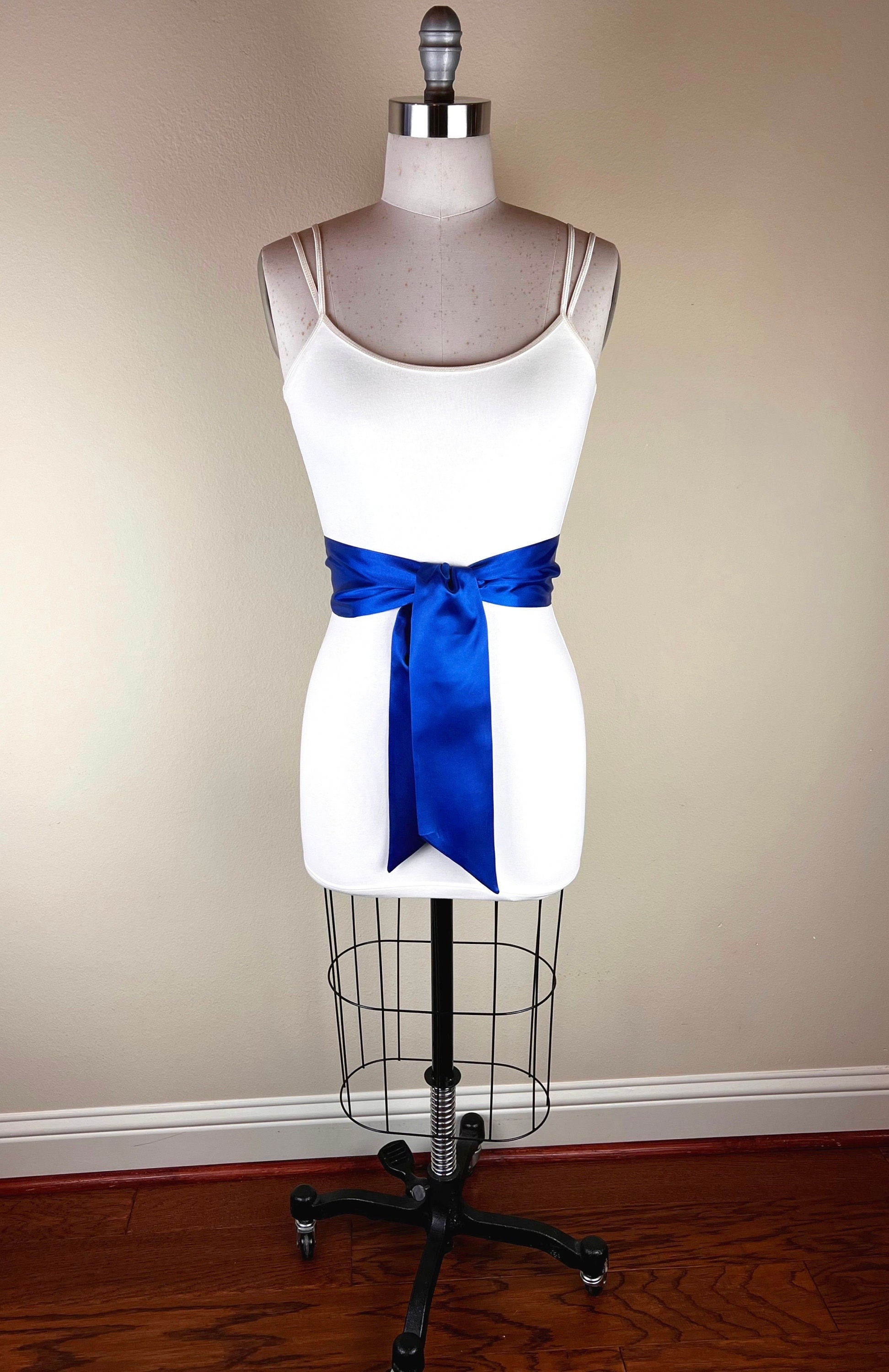 Royal Blue Sash Belt, Royal Satin Sash, Royal Blue Wedding Sash, Blue Bridesmaid Sash, Flower Girl Sash, Royal Blue Satin Sash, Satin Swank