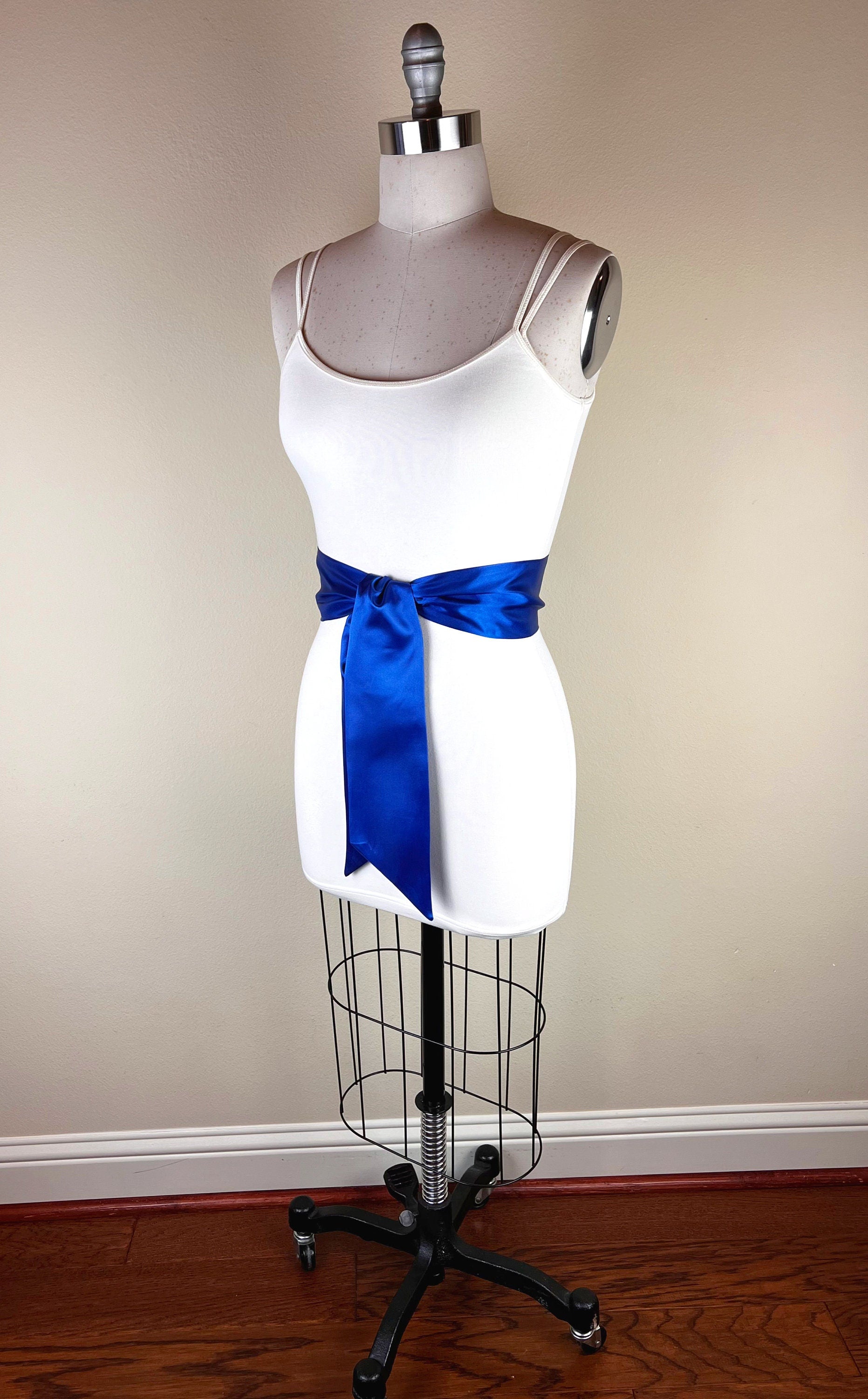 Royal Blue Sash Belt, Royal Satin Sash, Royal Blue Wedding Sash, Blue Bridesmaid Sash, Flower Girl Sash, Royal Blue Satin Sash, Satin Swank