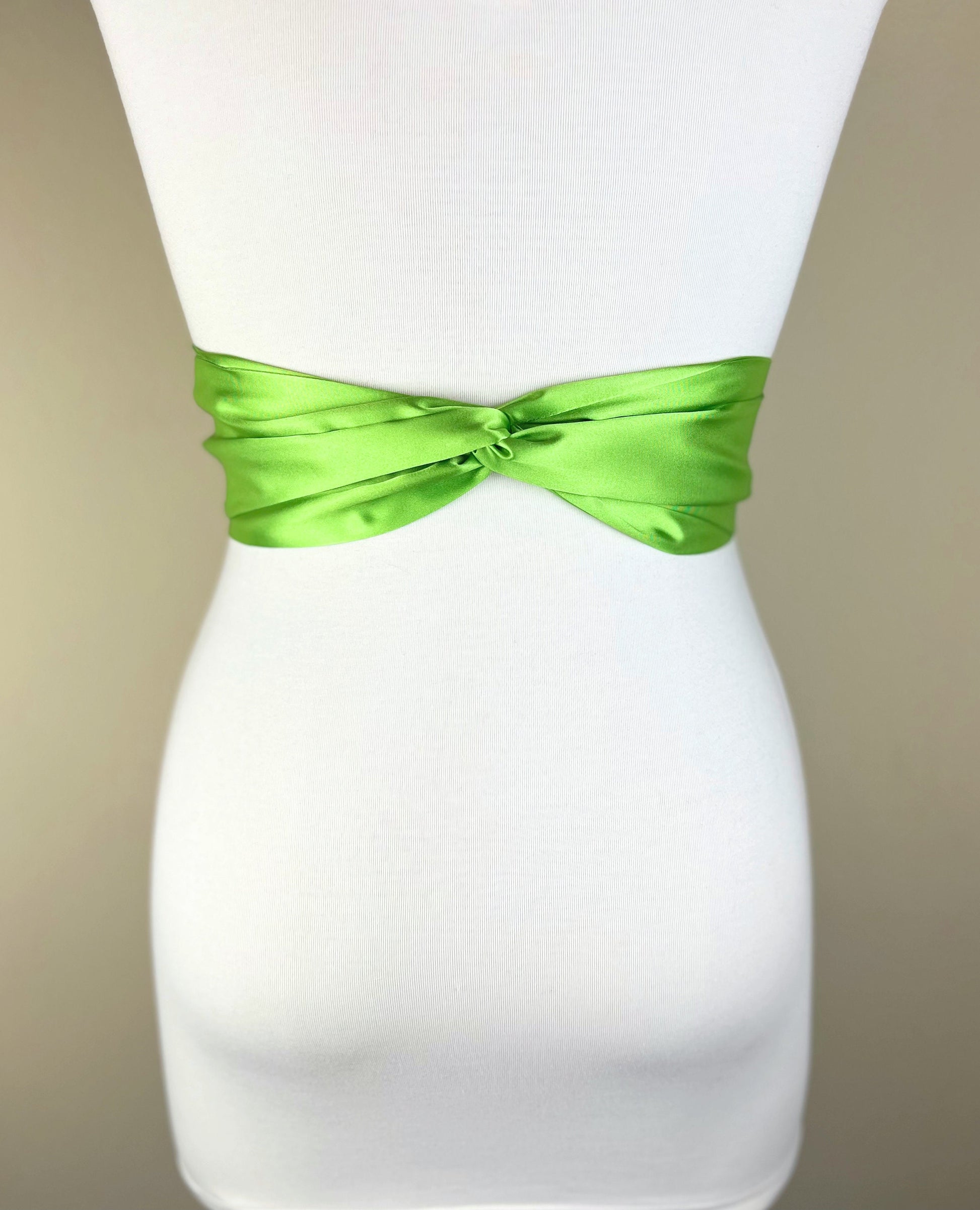Key Lime Sash, Lime Satin Sash, Lime Green Satin Sash Belt, Bright Green Satin Sash Belt, Obi Wrap, Wedding Sash, Bridal Sash, Satin Swank
