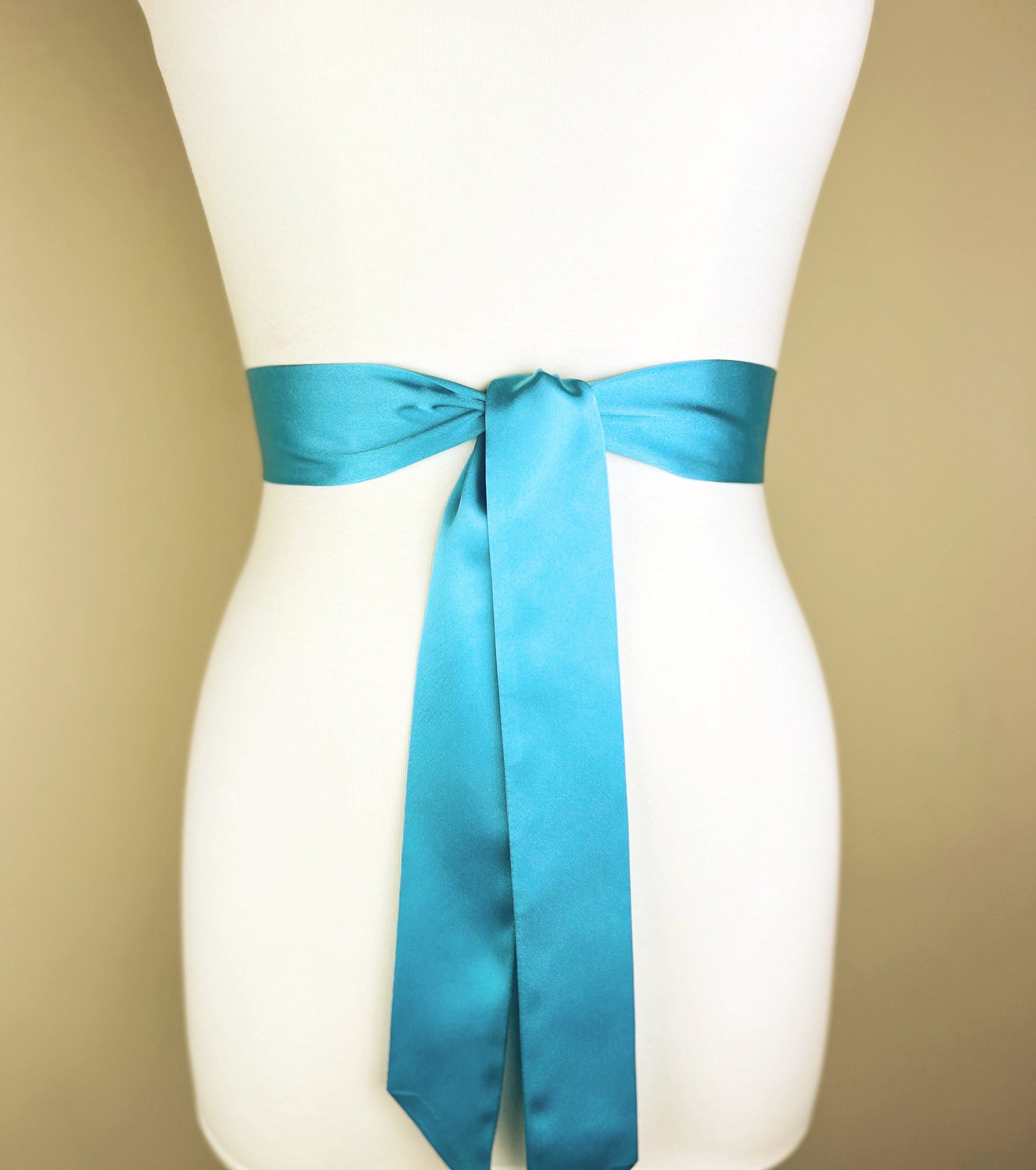 Aqua Satin Sash Belt, Aqua Blue Sash, Aqua Bridesmaid Sash, Aqua Wedding Dress Sash, Bridal Sash, Aqua Blue Wedding Gown Sash, Satin Swank