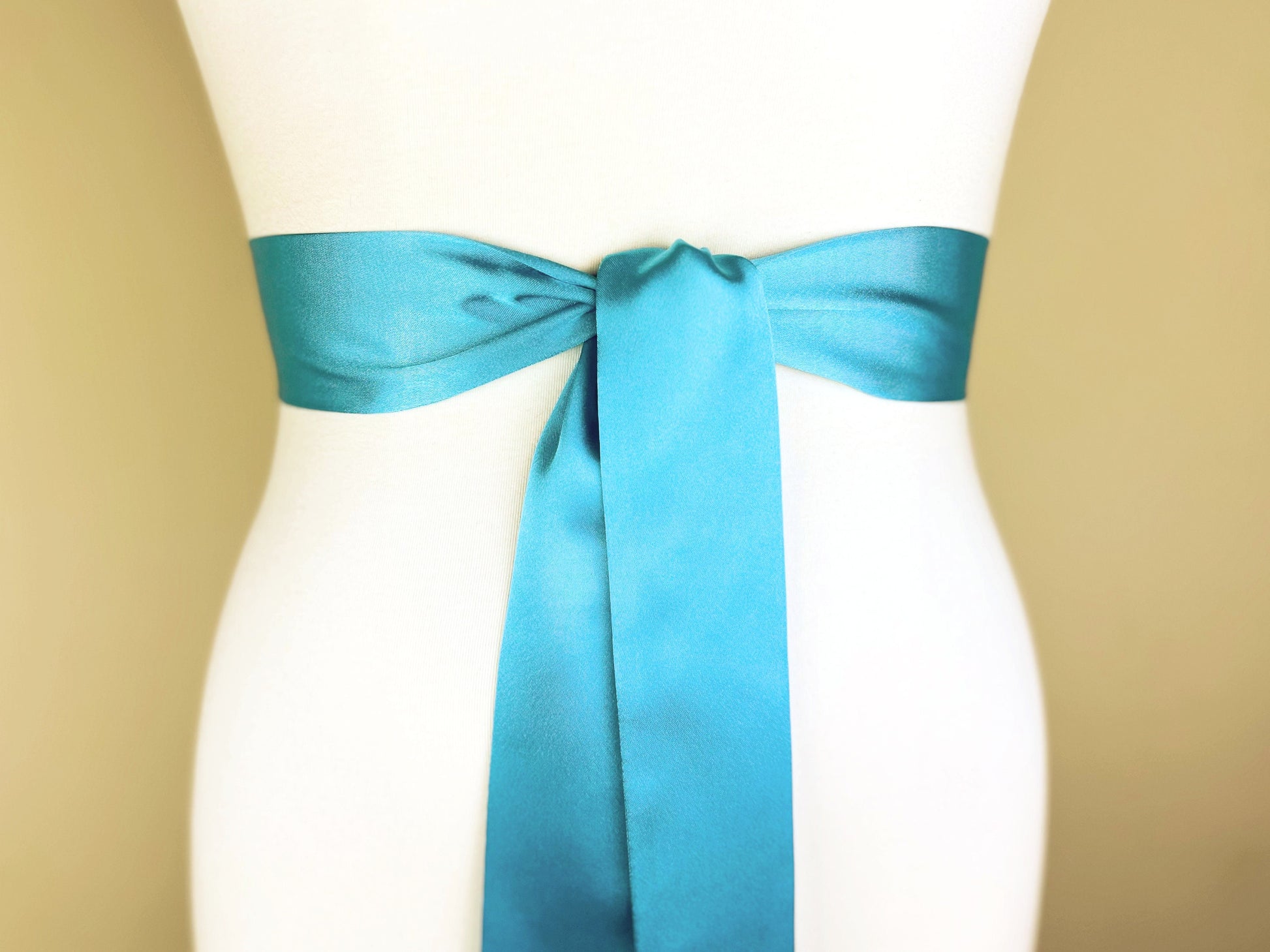 Aqua Satin Sash Belt, Aqua Blue Sash, Aqua Bridesmaid Sash, Aqua Wedding Dress Sash, Bridal Sash, Aqua Blue Wedding Gown Sash, Satin Swank
