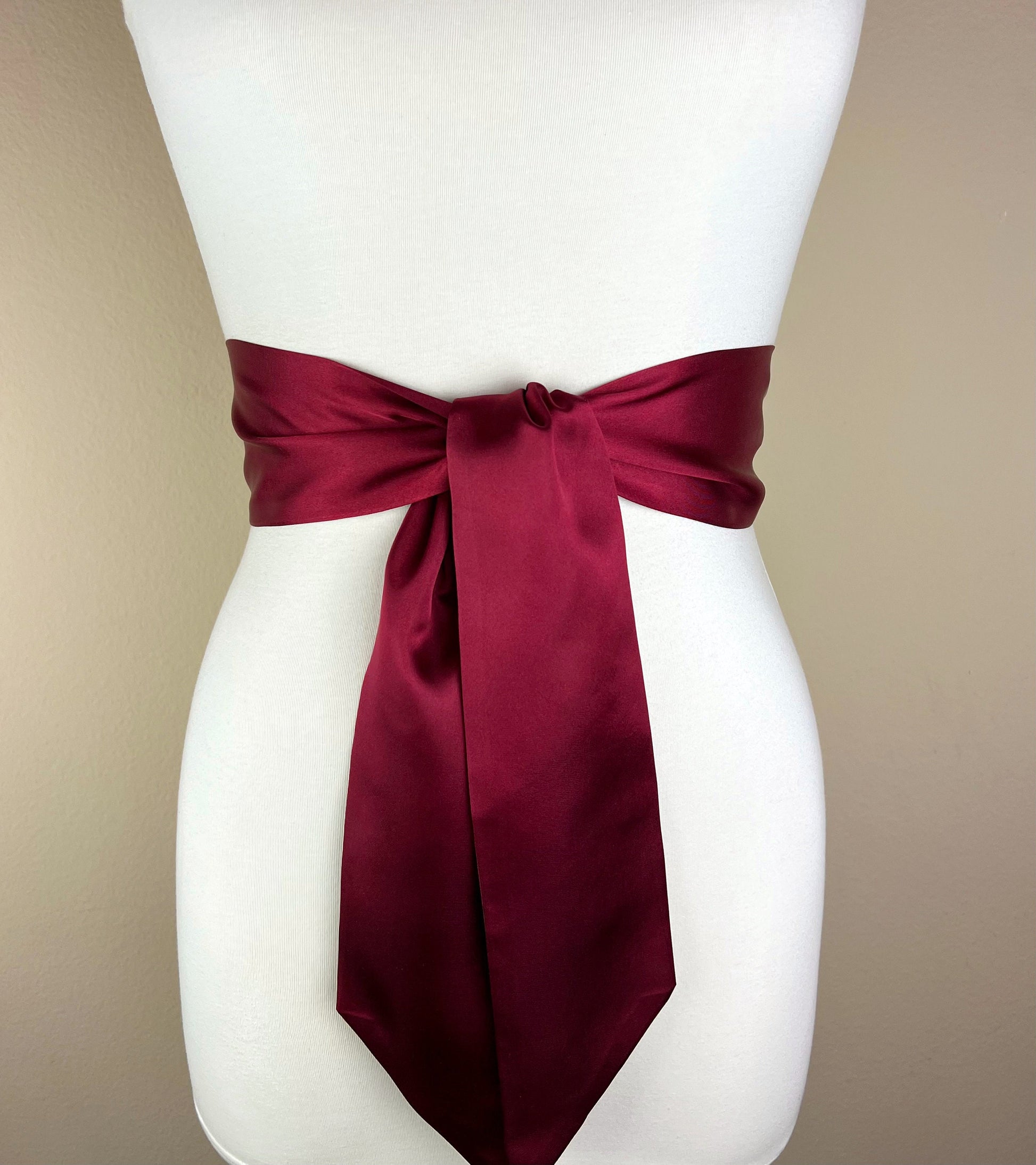 Burgundy Satin Sash, Burgundy Sash Belt, Wide Burgundy Wedding Dress Sash, Bridal Sash, Burgundy Satin Belt, Bridesmaid Sash, Satin Swank