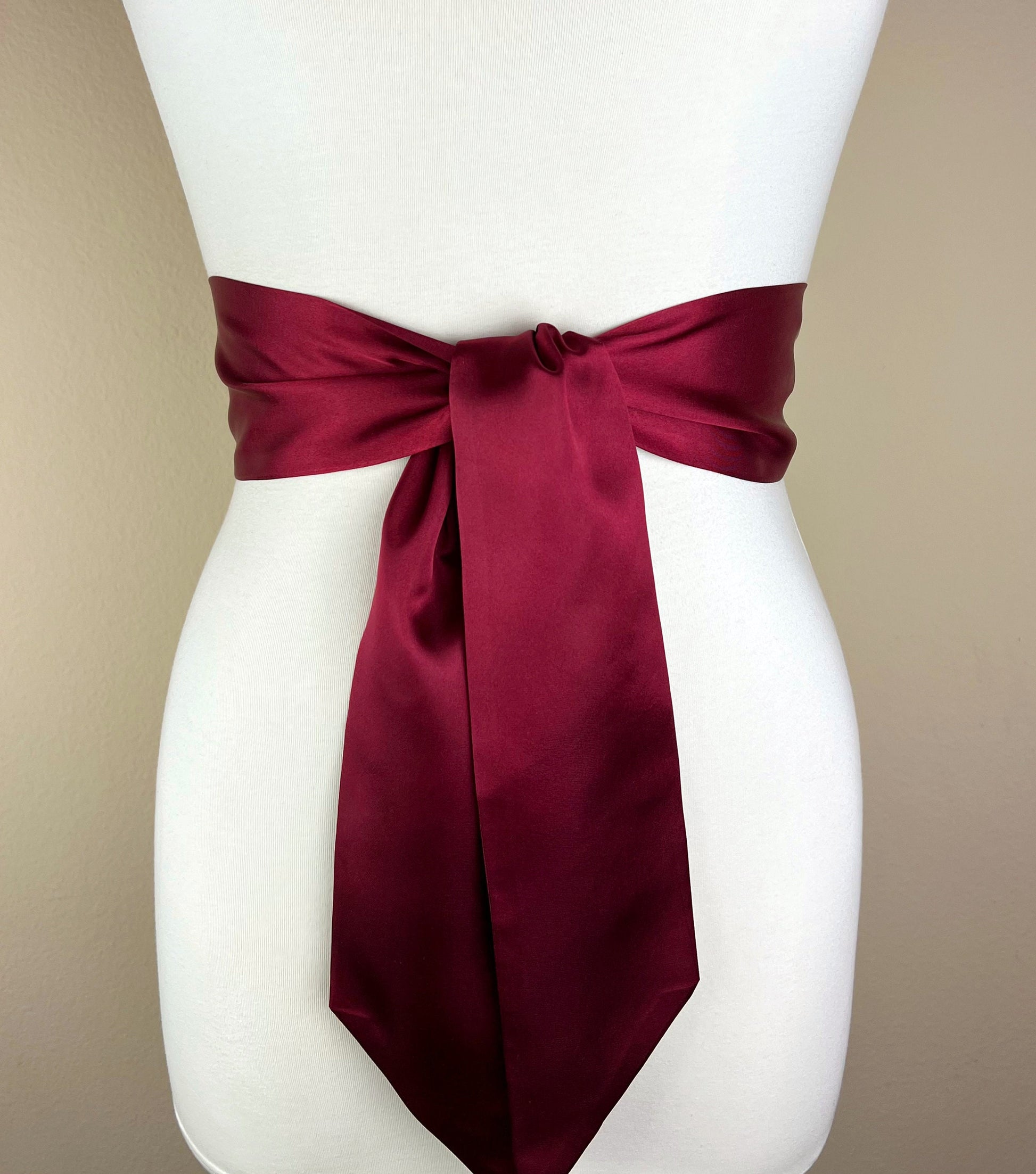 Burgundy Satin Sash, Burgundy Sash Belt, Wide Burgundy Wedding Dress Sash, Bridal Sash, Burgundy Satin Belt, Bridesmaid Sash, Satin Swank