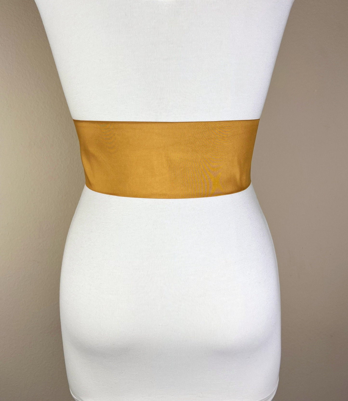 Crisp Taffeta Sash in Harvest Gold, Dark Gold Taffeta Bow Belt, Deep Gold Dress Sash, Taffeta Dress Sash, Antique Gold Sash, Satin Swank