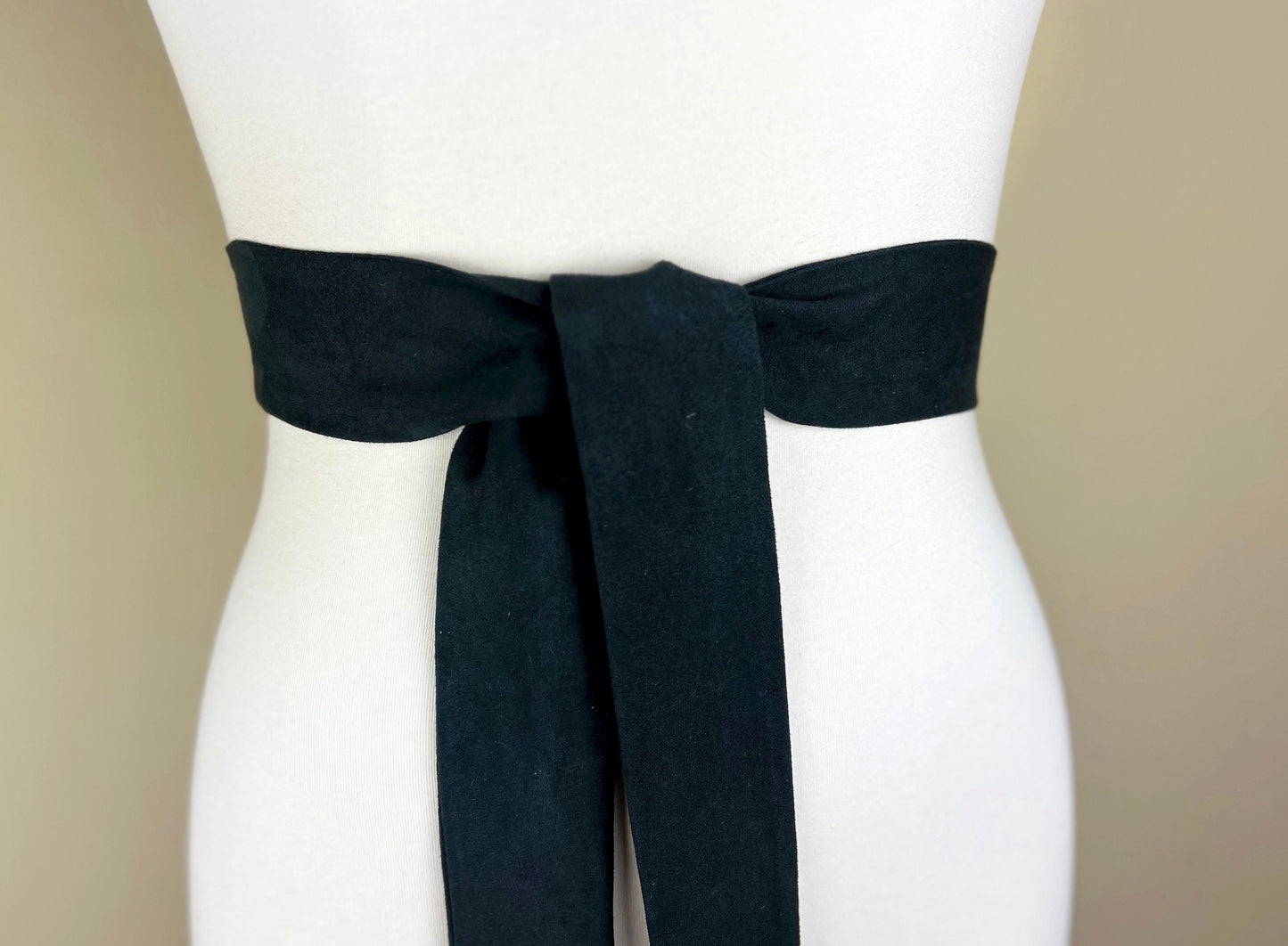 Narrow Ultra Suede Black Sash, Black Micro Suede Sash, Black Suede Cloth Sash Belt, Black Suede Belt, Black Ultra Suede Belt, Satin Swank