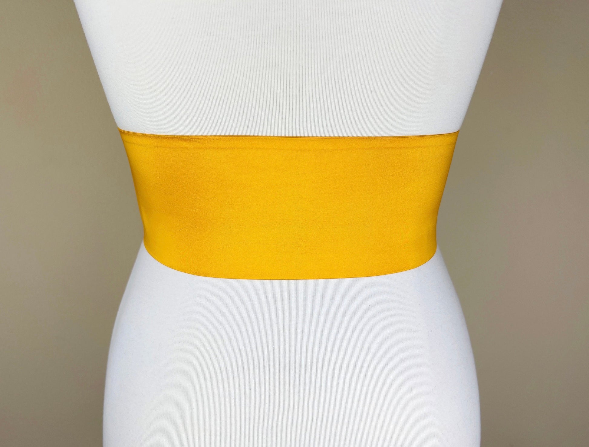 Crisp Taffeta Sash in Sunflower Yellow, Bright Yellow Taffeta Bow Belt, Yellow Sash, Taffeta Dress Sash, Deep Yellow Sash Belt, Satin Swank