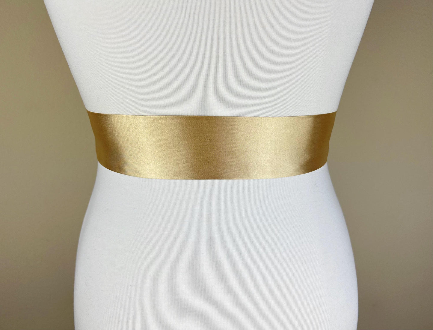 Pale Gold Sash, Narrow Gold Satin Sash Belt, Bridesmaid Sash, Gold Wedding Dress Sash, Gold Bridal Sash, Wedding Gown Sash, Satin Swank